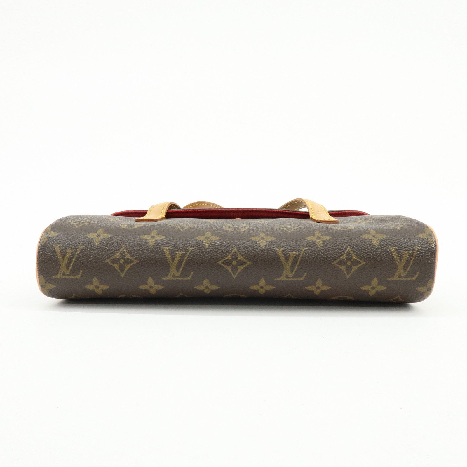 Louis Vuitton Monogram Canvas Sonatine Hand Bag Brown M51902