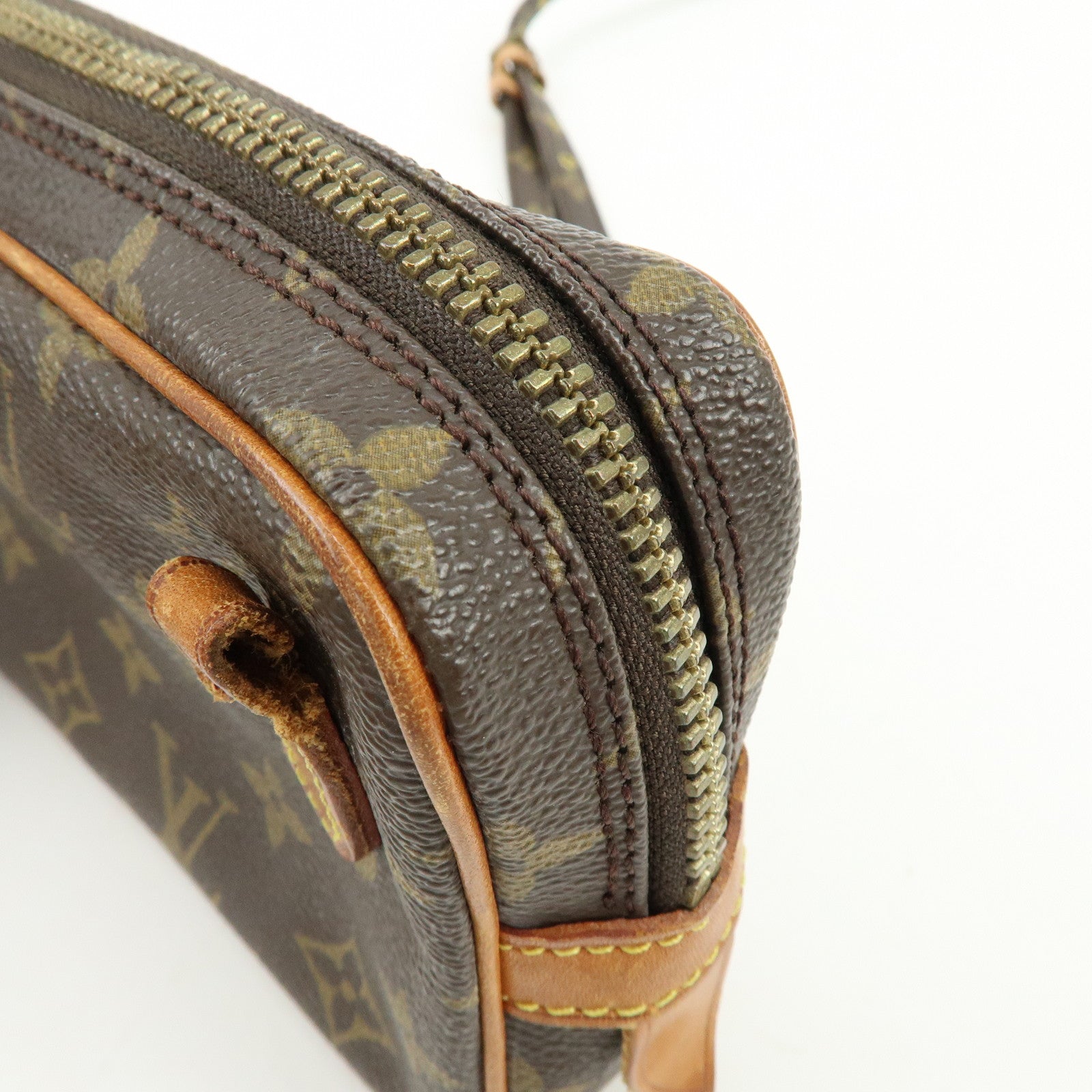 Louis Vuitton Monogram Pochette Marly Bandouliere Bag Brown M51828