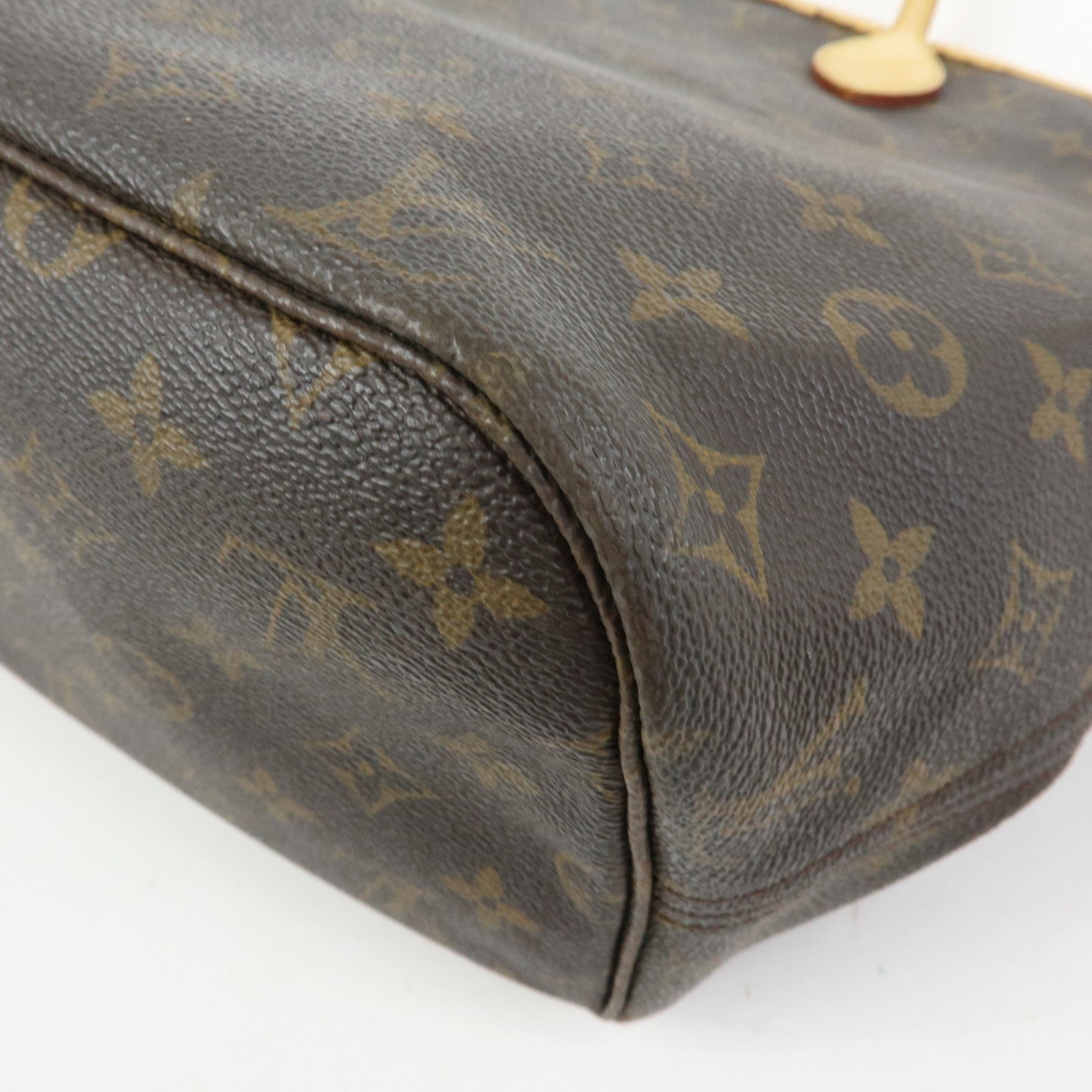 Louis Vuitton Monogram Neverfull MM Tote Shoulder Bag Brown M40156