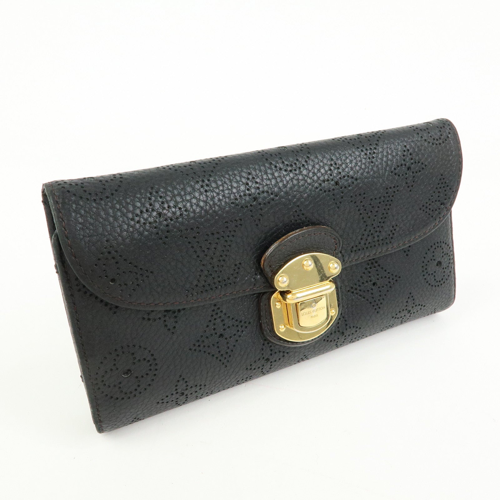Louis Vuitton Monogram Mahina Portefeuille Amelia Wallet M95549