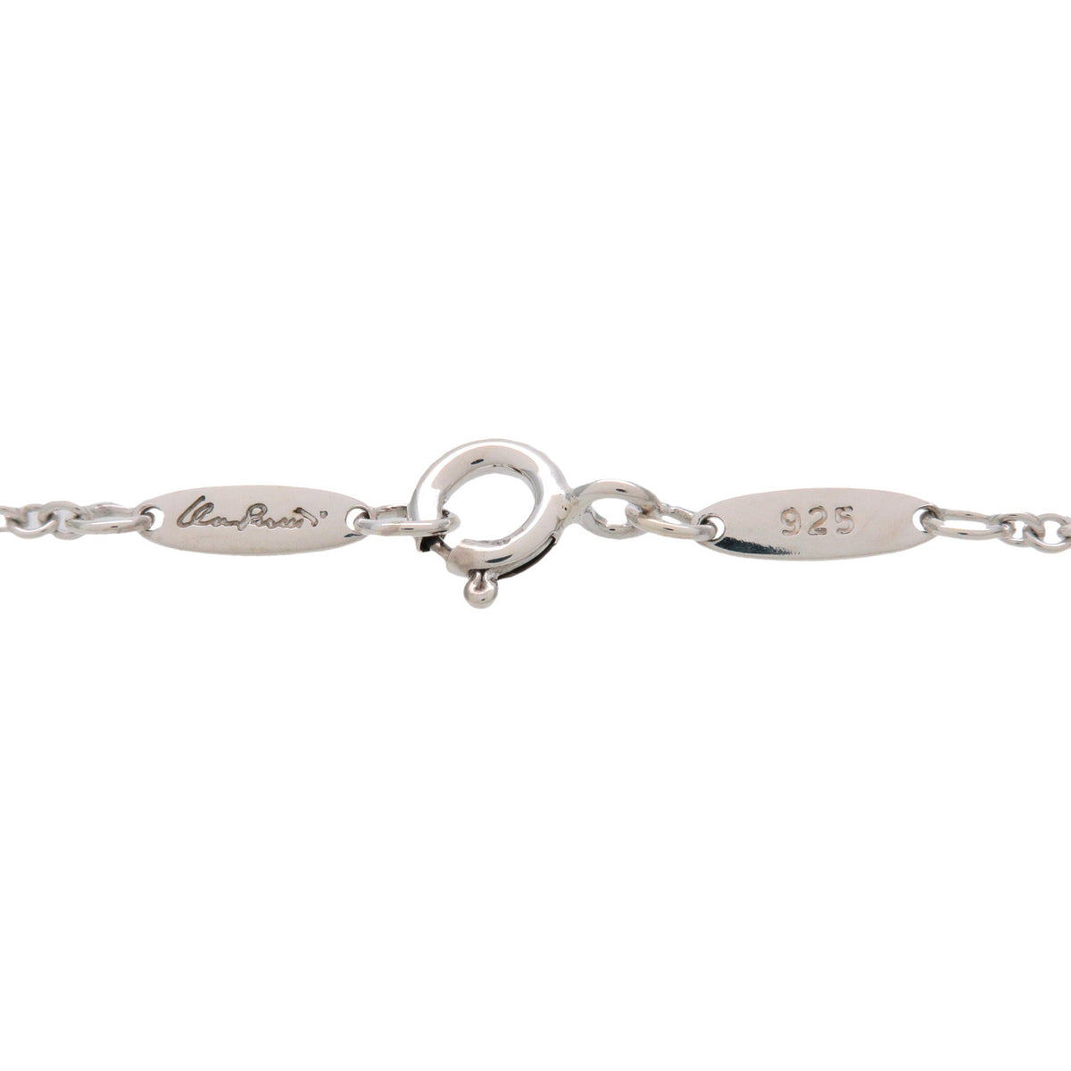 Tiffany & Co Open Heart Necklace SV925 Silver