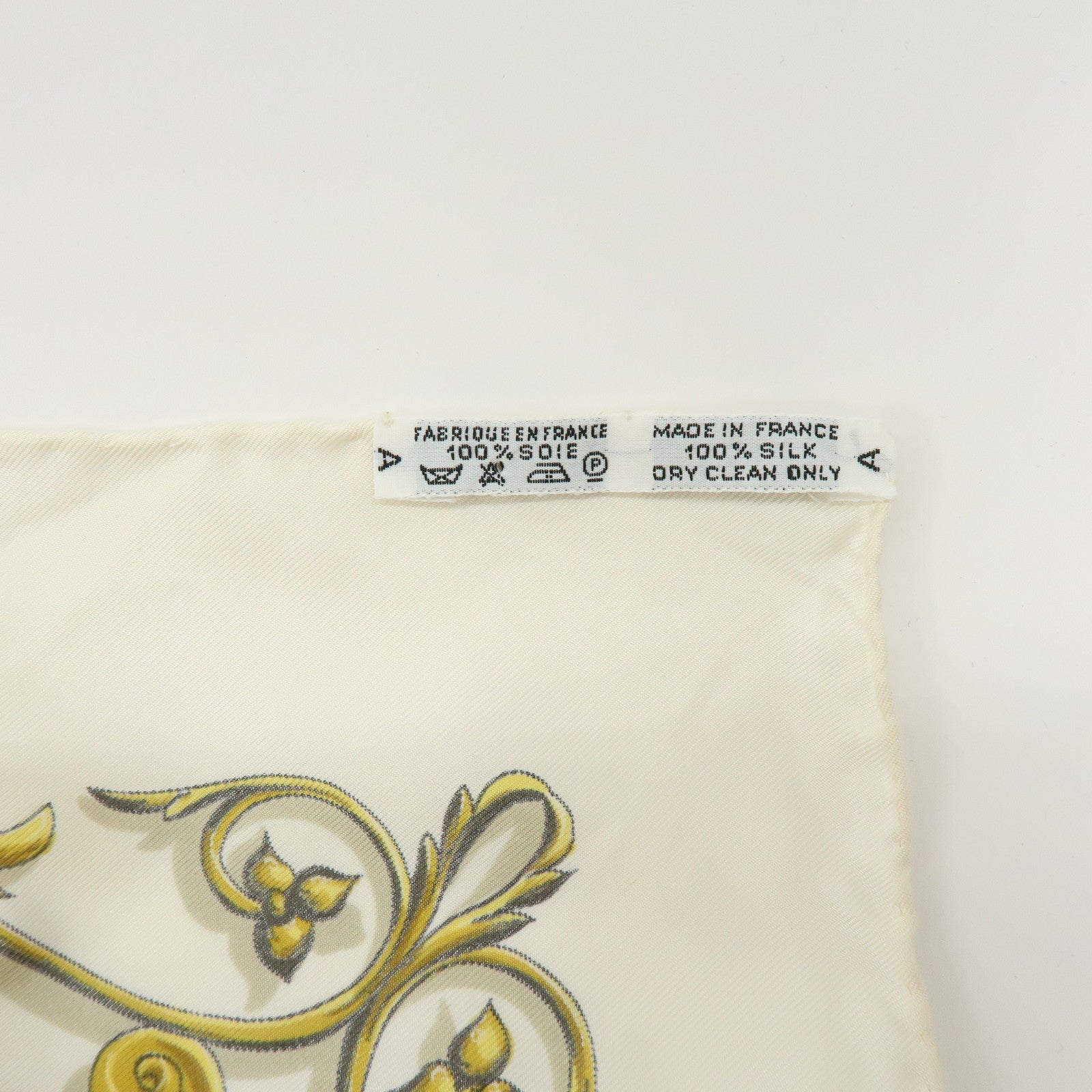 HERMES Carre 90 Silk 100% Scarf Lot of 2 Orange Gold Navy