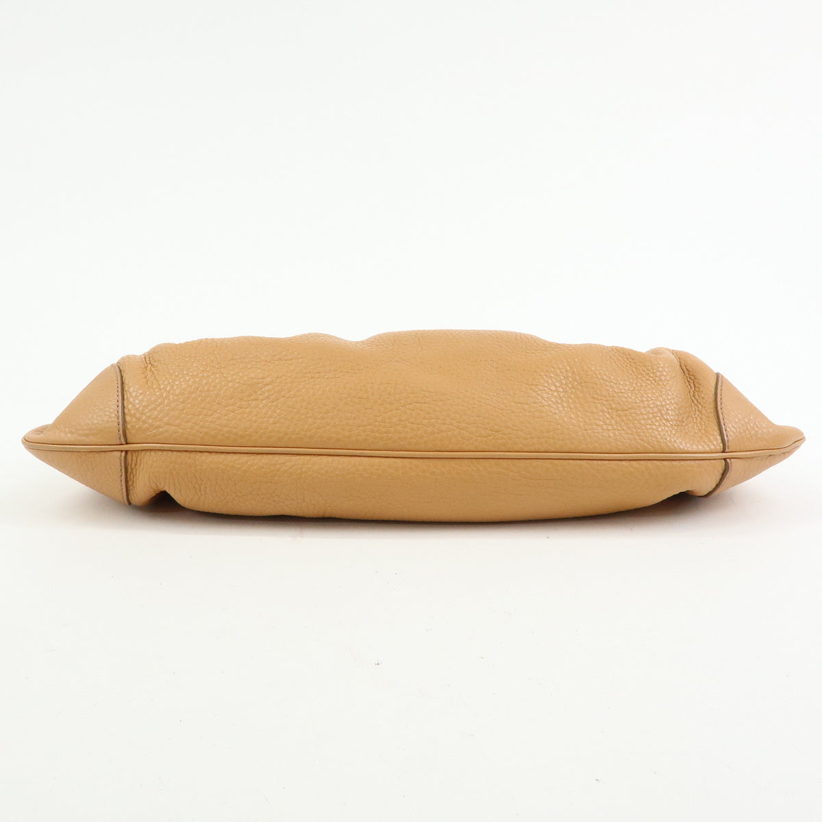 Ferragamo Gancini Marisa Leather Hand Bag Shoulder Bag Beige