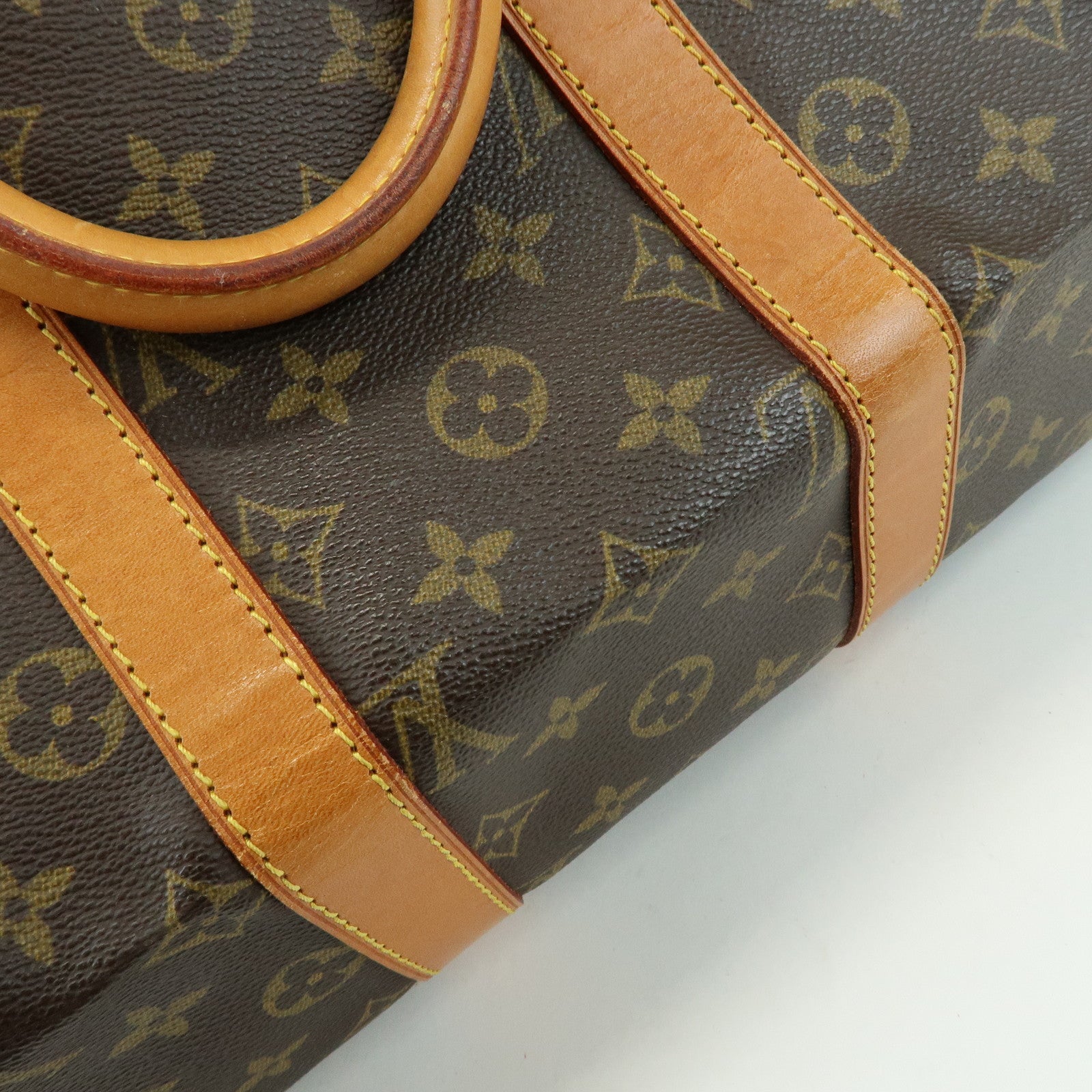 Louis Vuitton Monogram  Keep All 45 CanvasBoston Bag Brown M41428