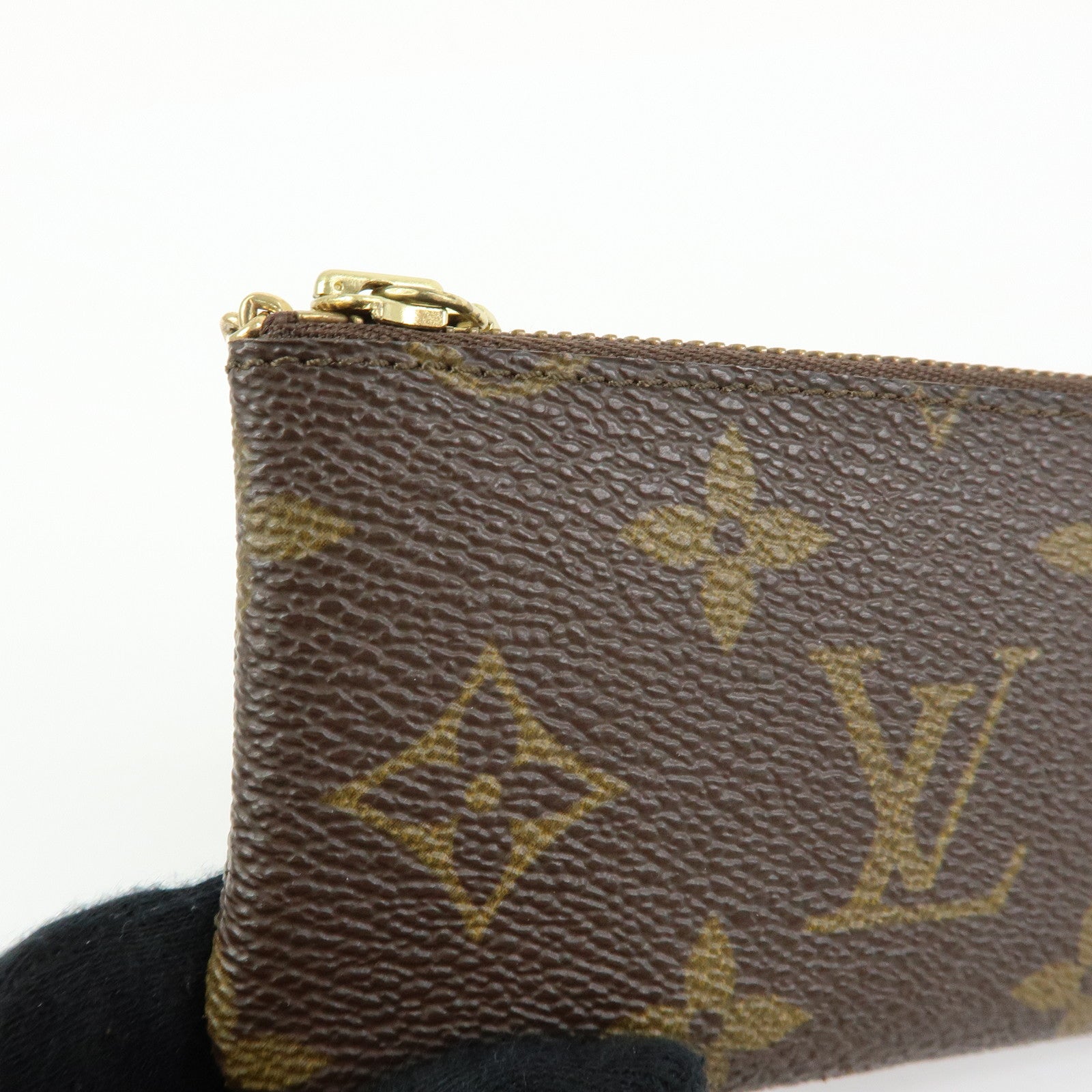 Louis Vuitton Monogram Pochette Cles Coin Case Key Case M62650
