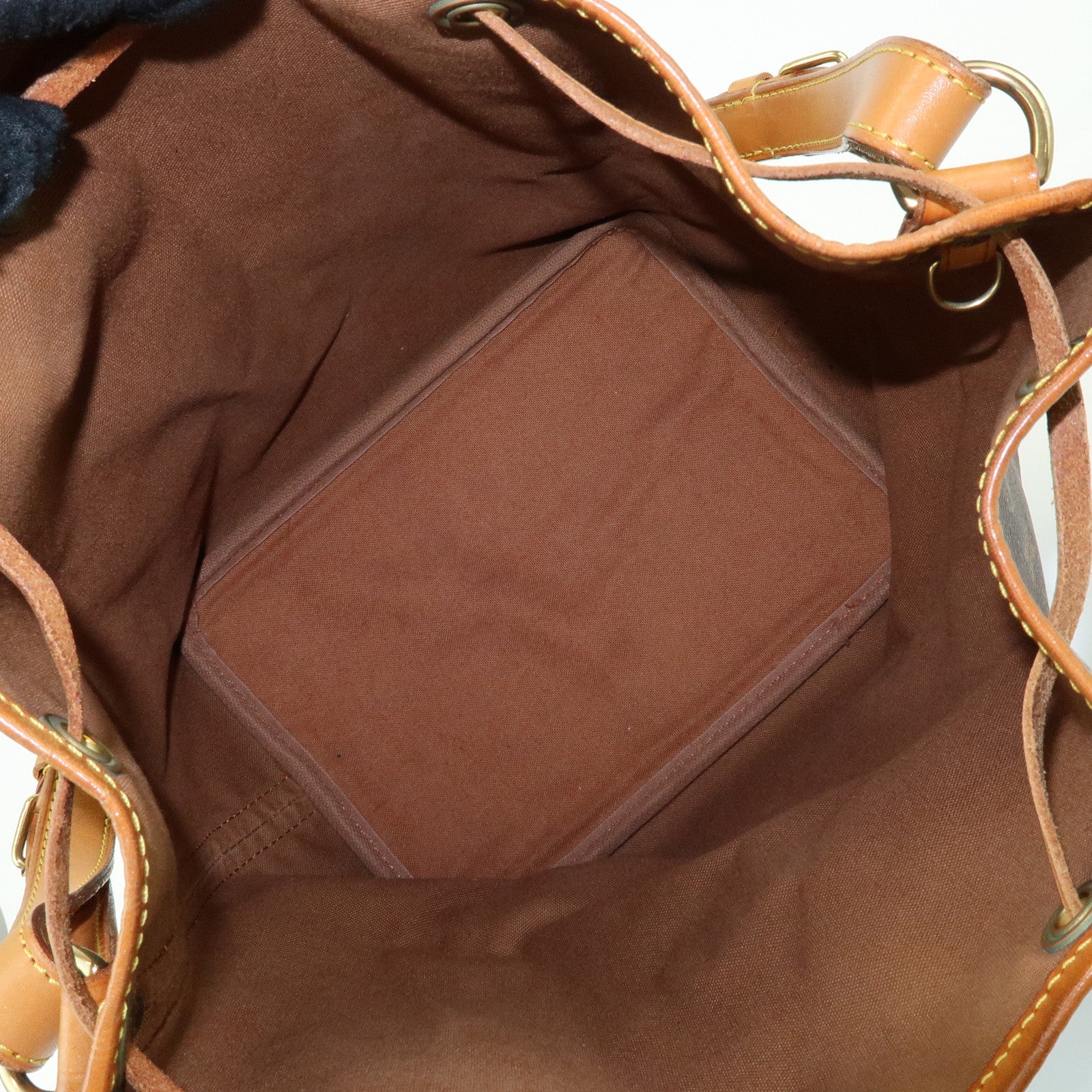 Louis Vuitton Monogram Canvas Petit Noe Shoulder Bag Brown M42226