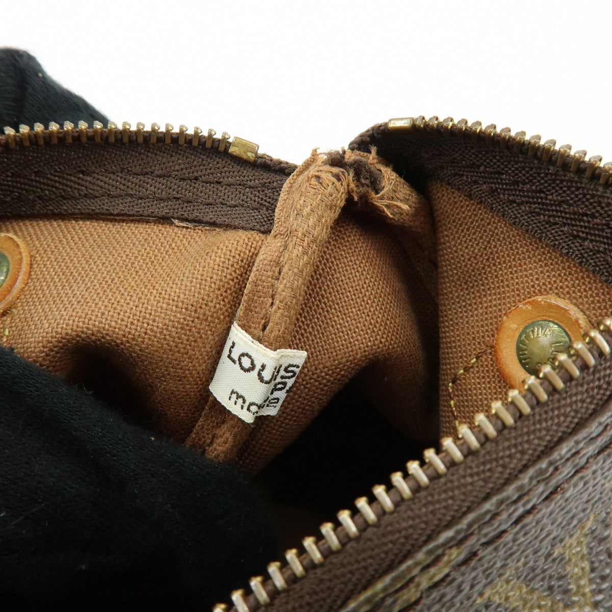 Louis Vuitton Monogram Mini Speedy Hand Bag Brown M41534 J75011 Lot