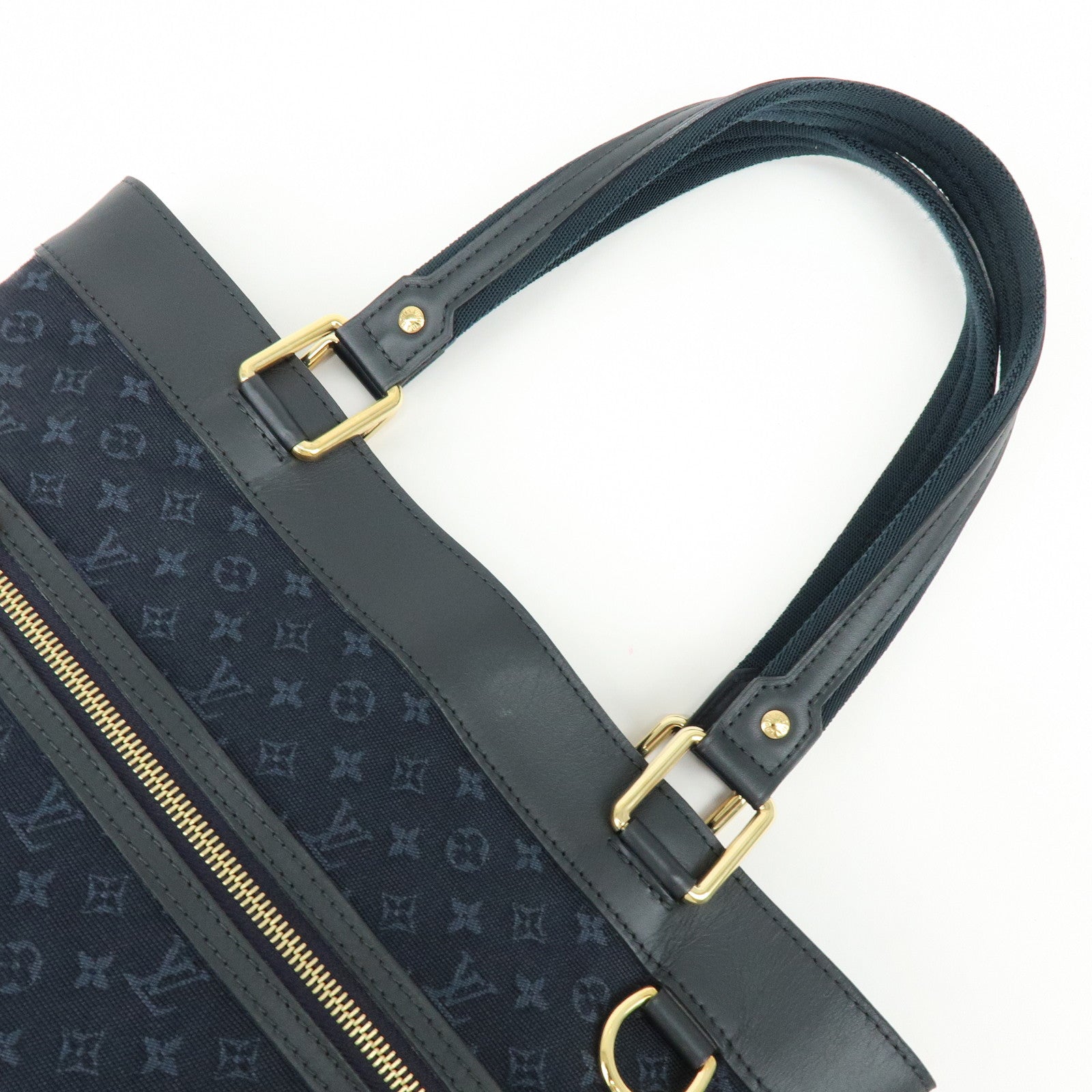 Louis Vuitton Monogram Mini Lucille GM Canvas Tote Bag Blue M92679