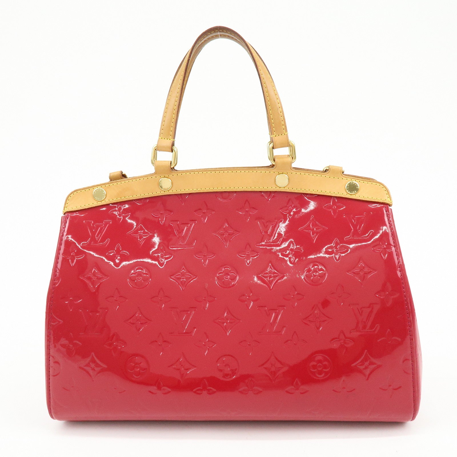 Louis Vuitton Vernis Brea MM 2Way Bag Hand Bag Rose Indien M91798