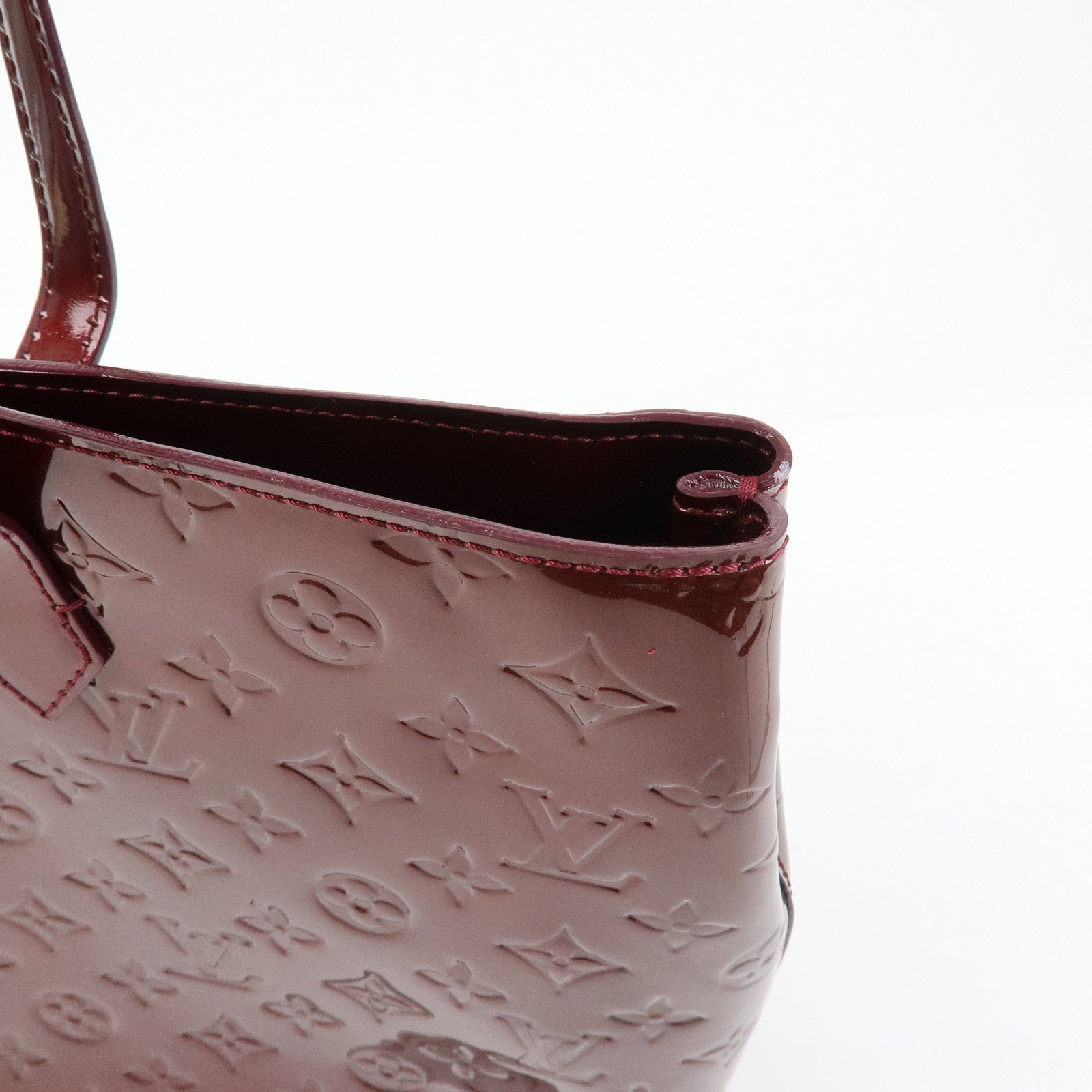 Louis Vuitton Monogram Vernis Leather Wilshire MM Tote Bag M91646