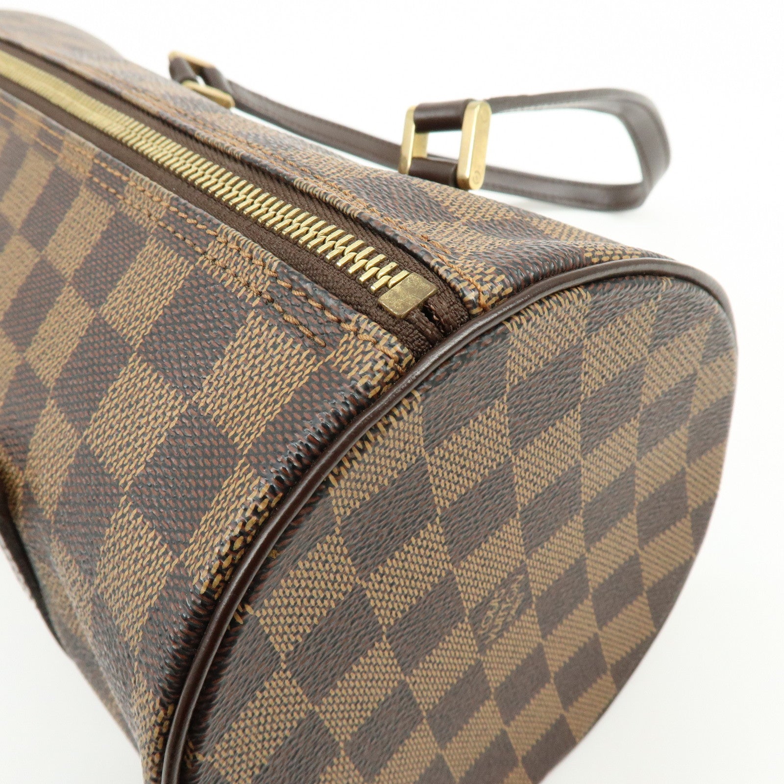 Louis Vuitton Damier Ebene Papillon 30 Hand Bag Brown N51303