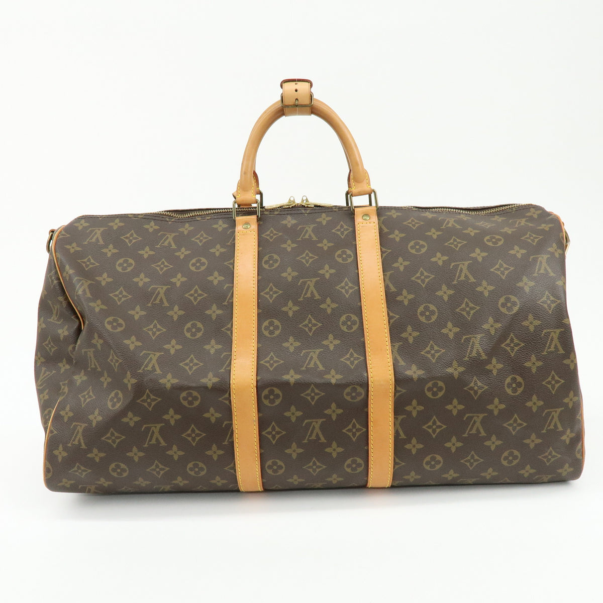 Louis Vuitton Monogram Keep All Bandouliere 55 Boston Bag M41414
