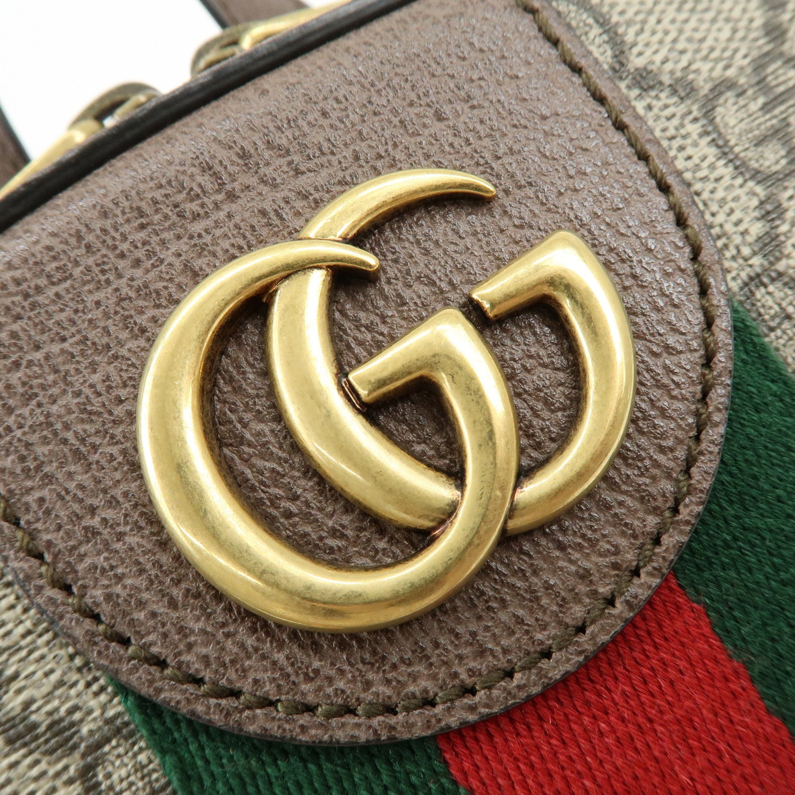 GUCCI Ophidia Sherry Double G GG Supreme Leather Backpack 547965