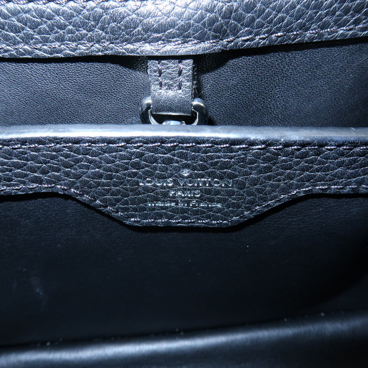 Louis Vuitton Capucines BB Taurillon Leather 2Way Hand Bag Noir M24728