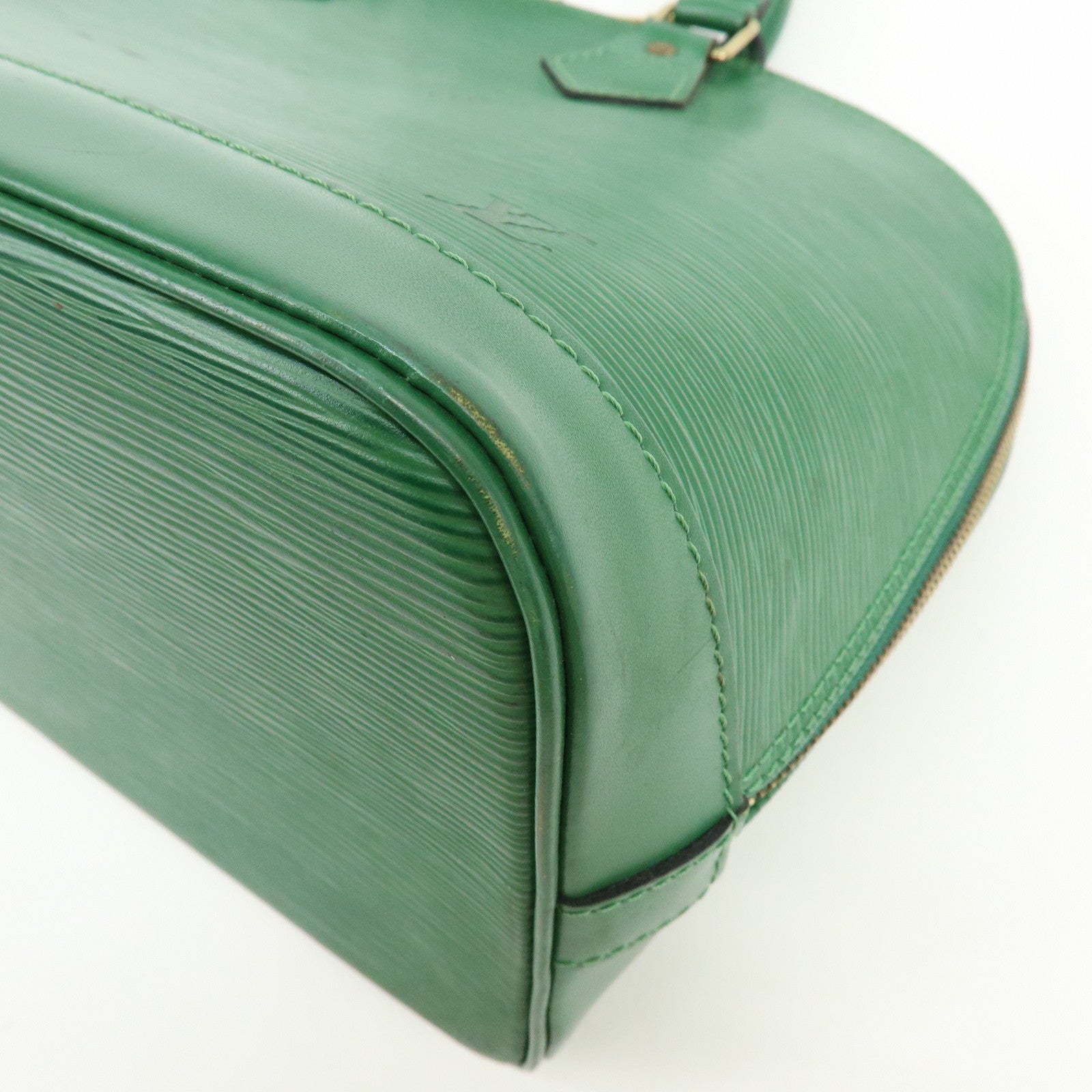 Louis Vuitton Epi Alma 2Way Bag Hand Bag Borneo Green M52144