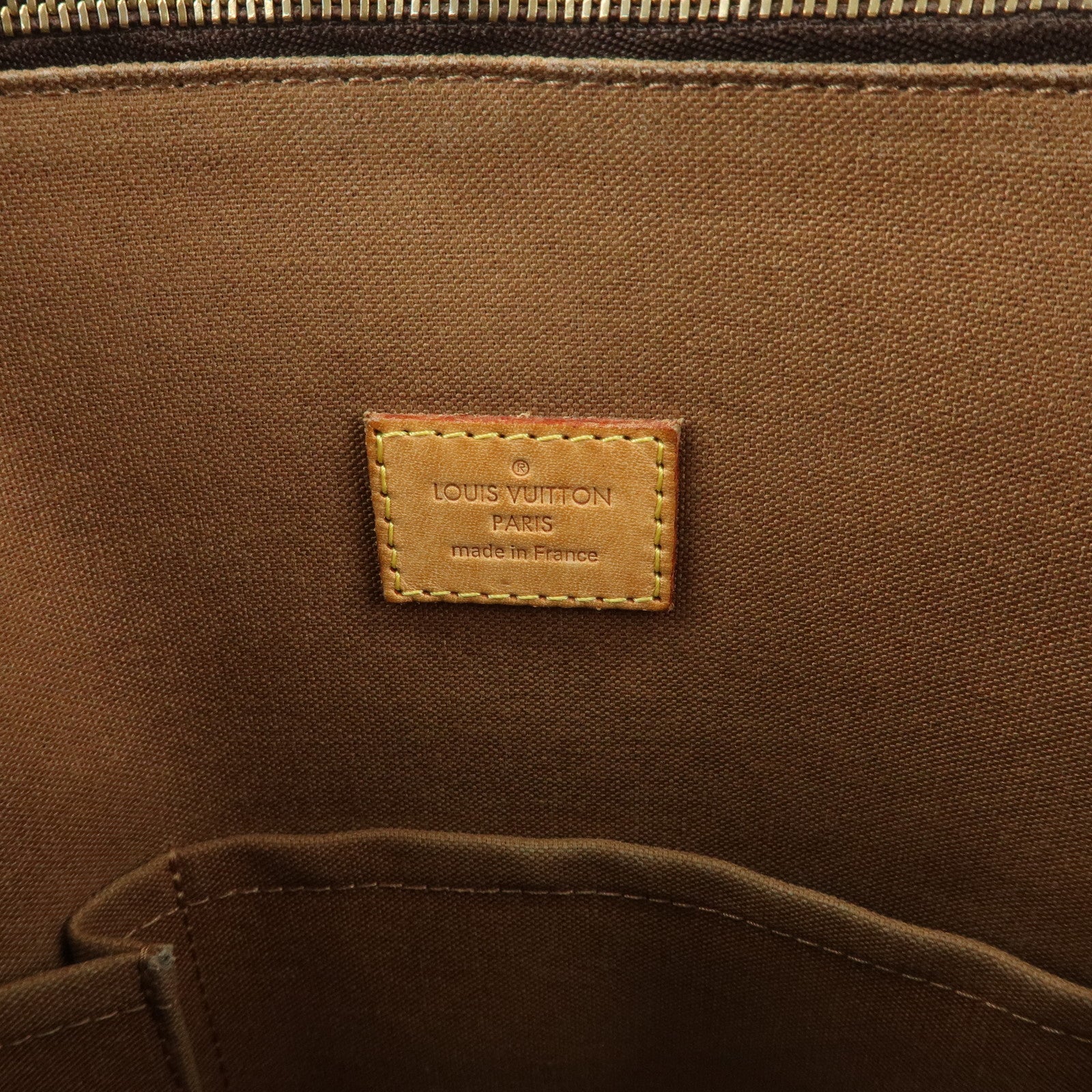 Louis Vuitton Monogram Cabas Beaubourg Tote Bag Brown M53013