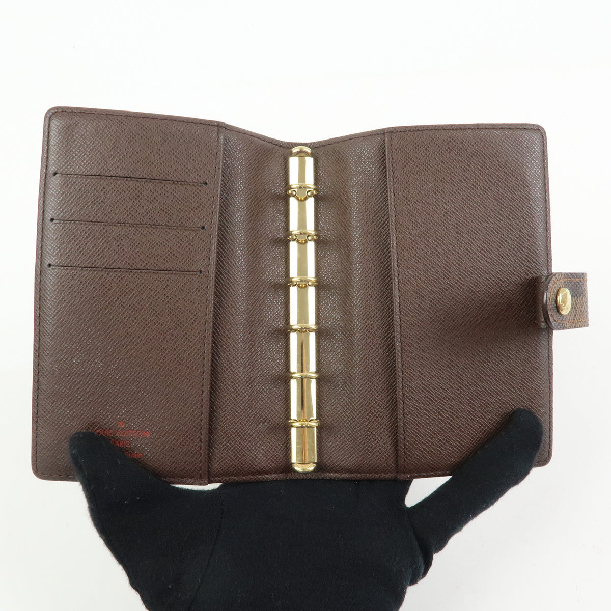 Louis Vuitton Damier Agenda PM Planner Cover Brown R20700
