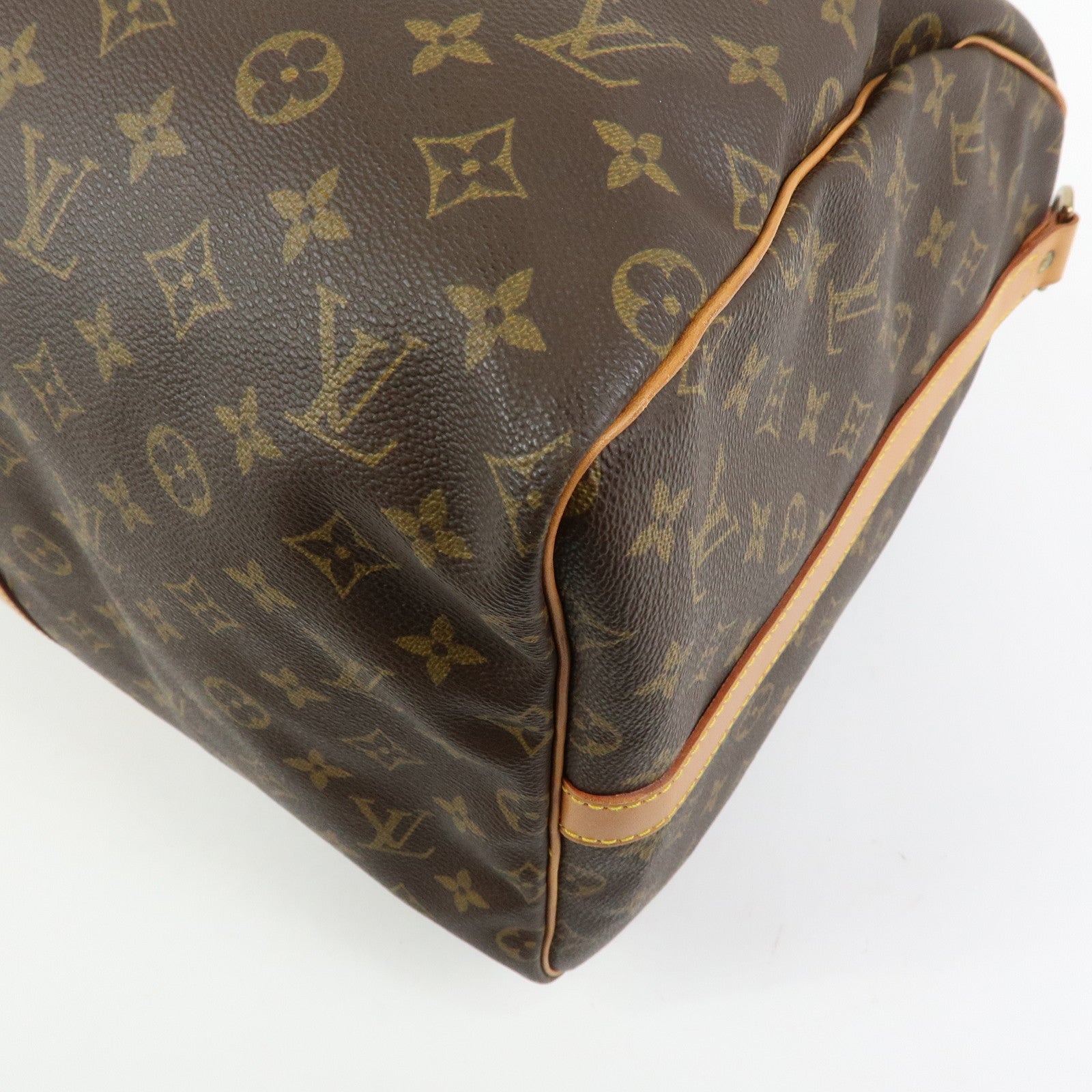 Louis Vuitton Keep All Bandouliere 55 Boston Bag Brown M41414