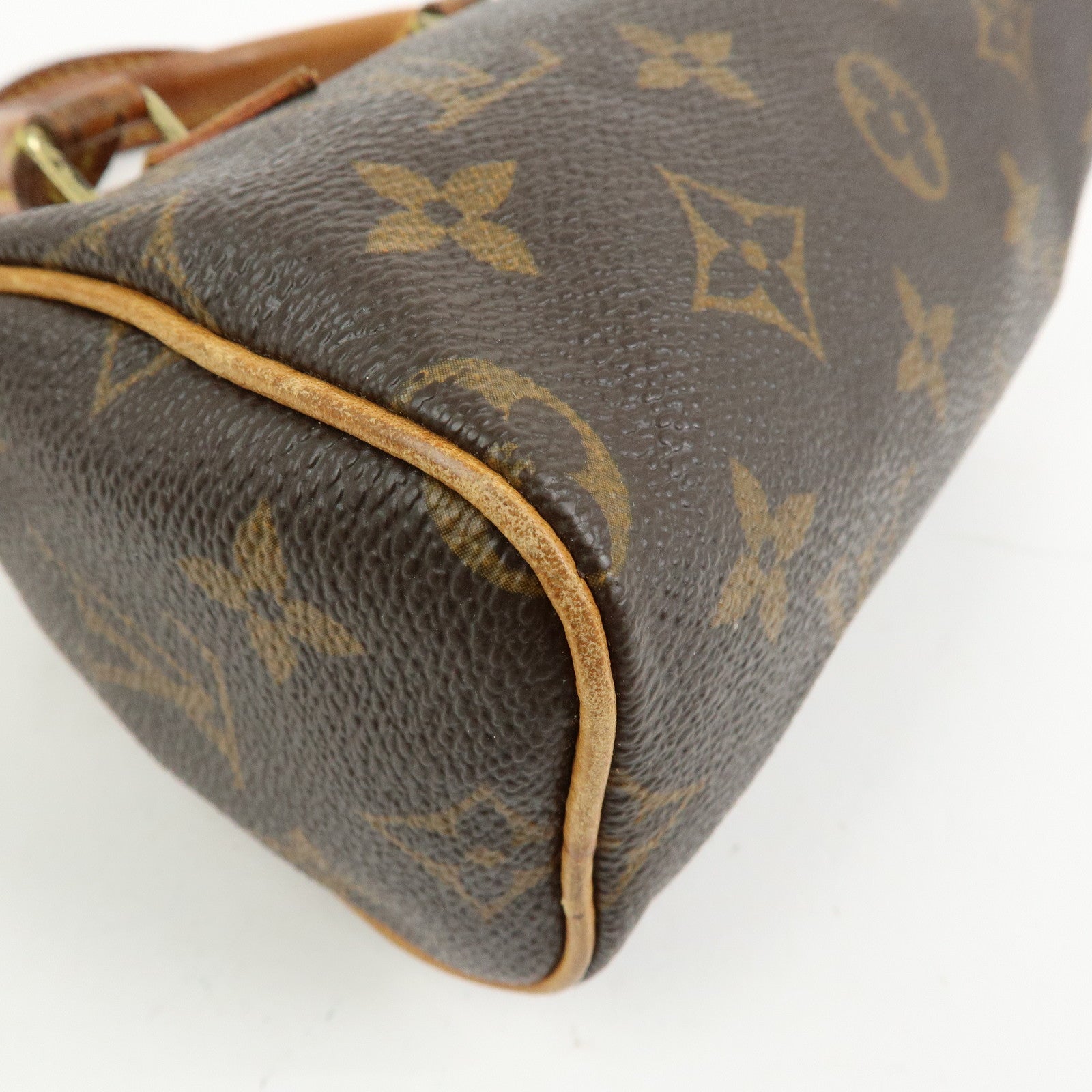 Louis Vuitton Monogram Mini Speedy & Strap 2Way Hand Bag Brown M41534