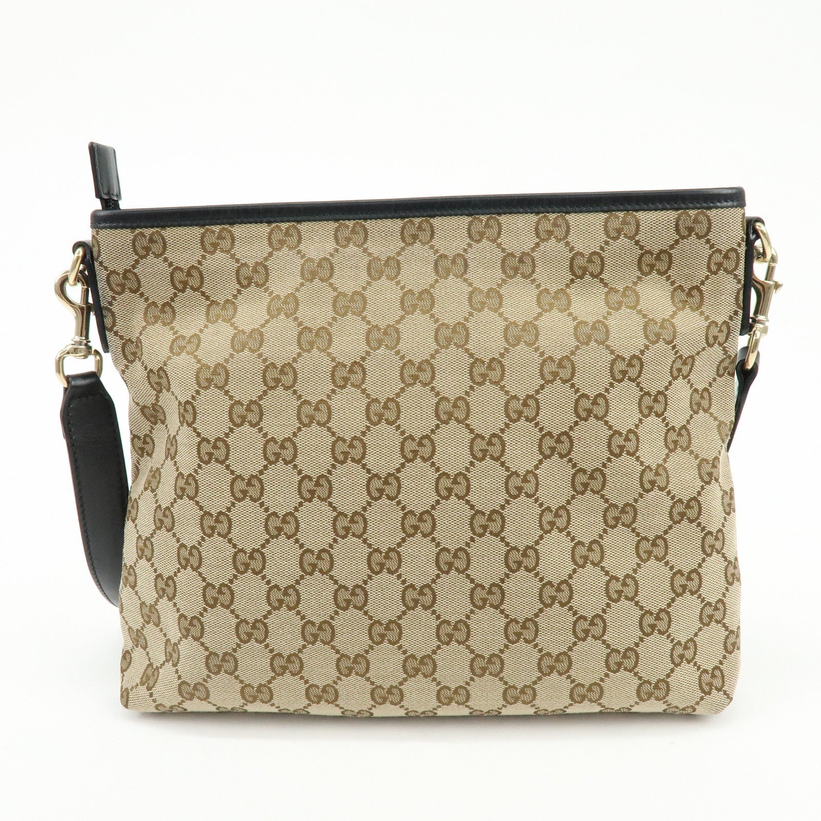 GUCCI Sherry GG Canvas Leather Shoulder Bag Crossbody Bag 388926