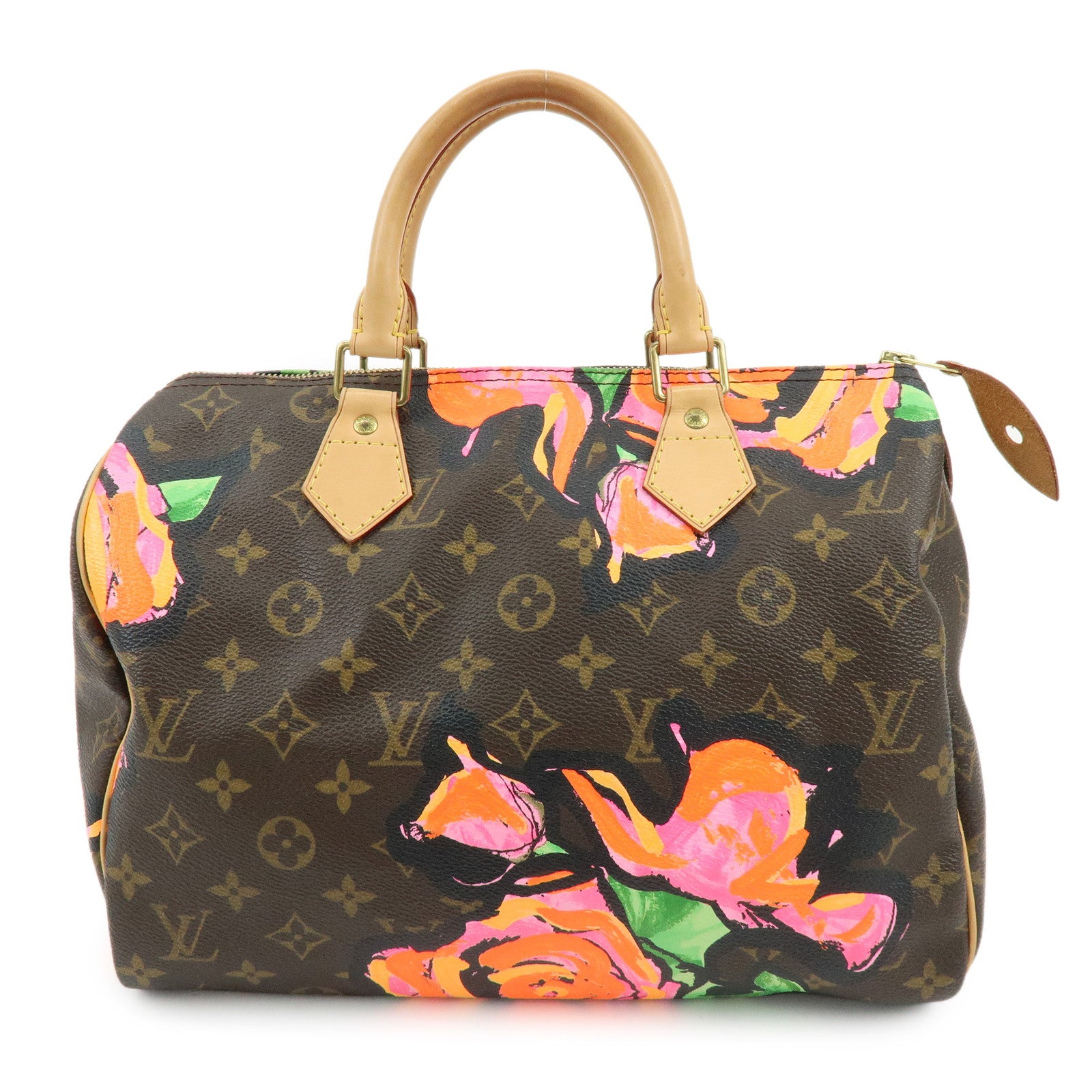 Louis Vuitton Monogram Rose Canvas Speedy 30 Boston Bag M48610