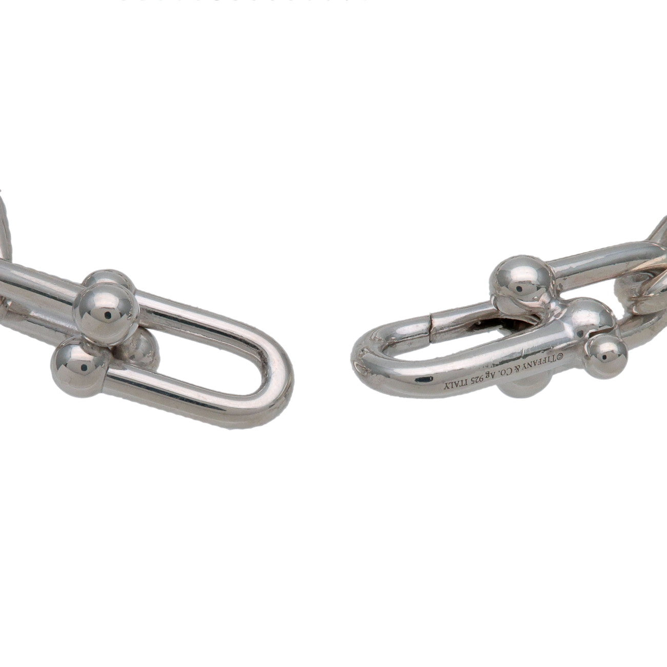 Tiffany & Co Hardware Large Link Bracelet SV925 Silver