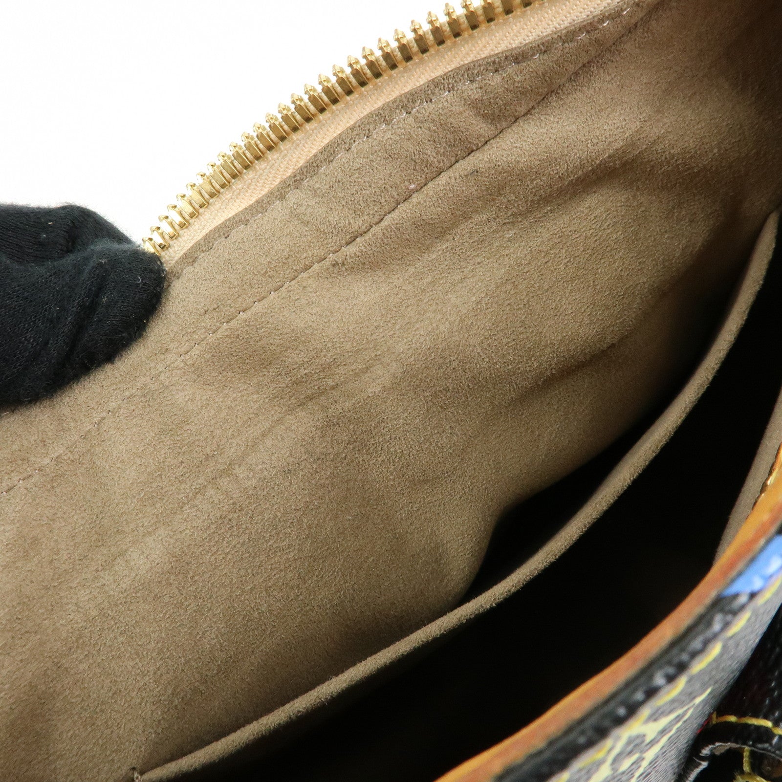 Louis Vuitton Monogram Multicolor Lodge PM Shoulder Bag Noir M40054