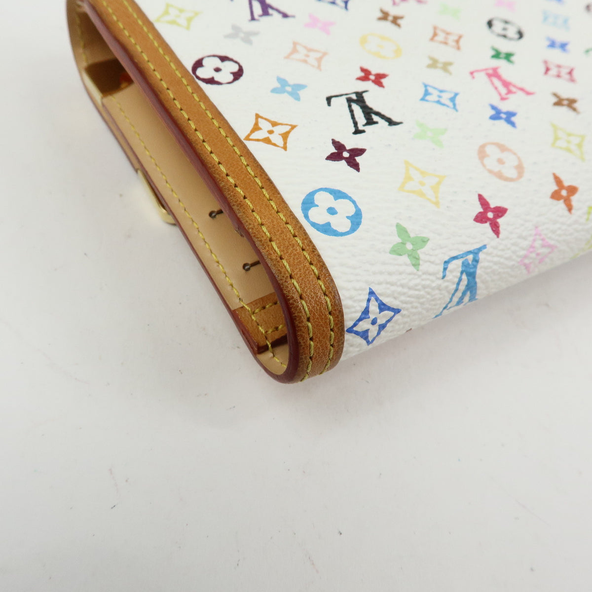 Louis Vuitton Monogram Porte Trezor International Wallet Blanc M92659