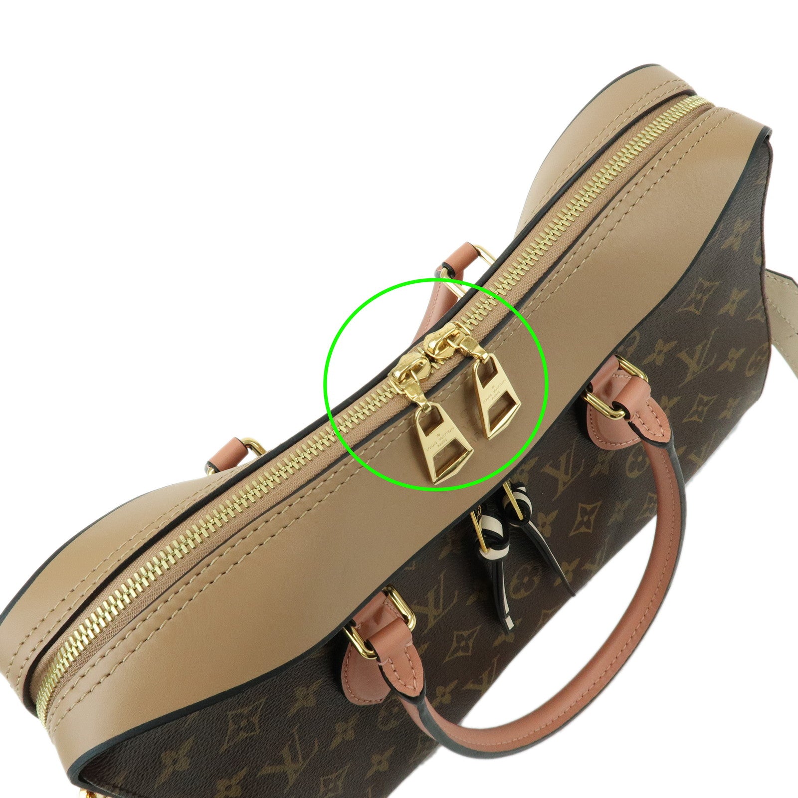 Louis Vuitton Monogram Tuileries Tote Canvavs Leather Hand Bag M44270
