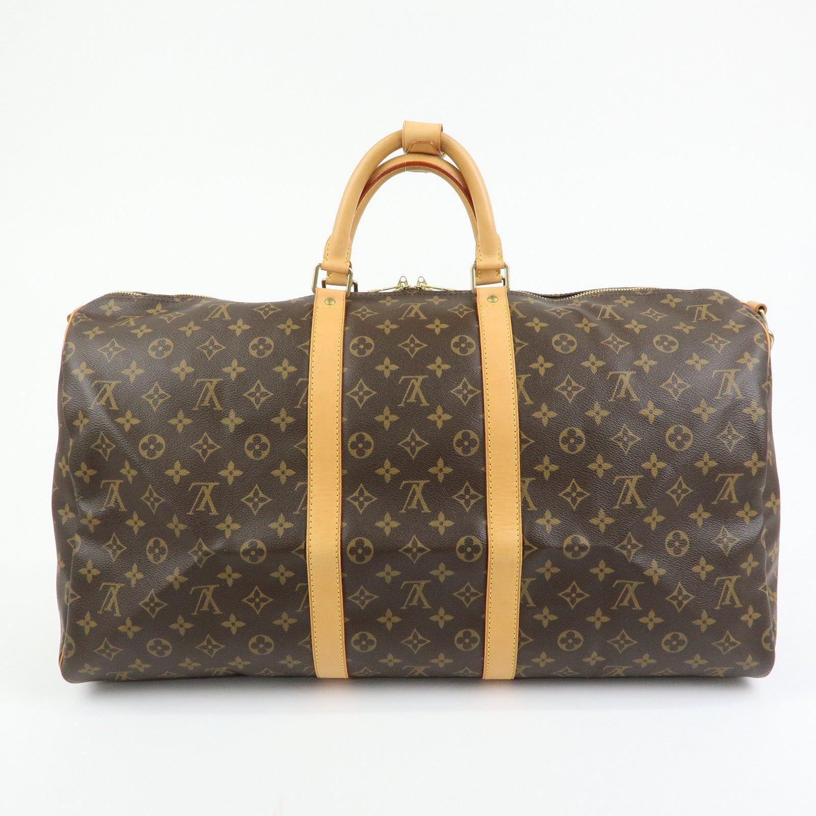 Louis Vuitton Monogram Keep All Bandouliere 55 Boston Bag M41414