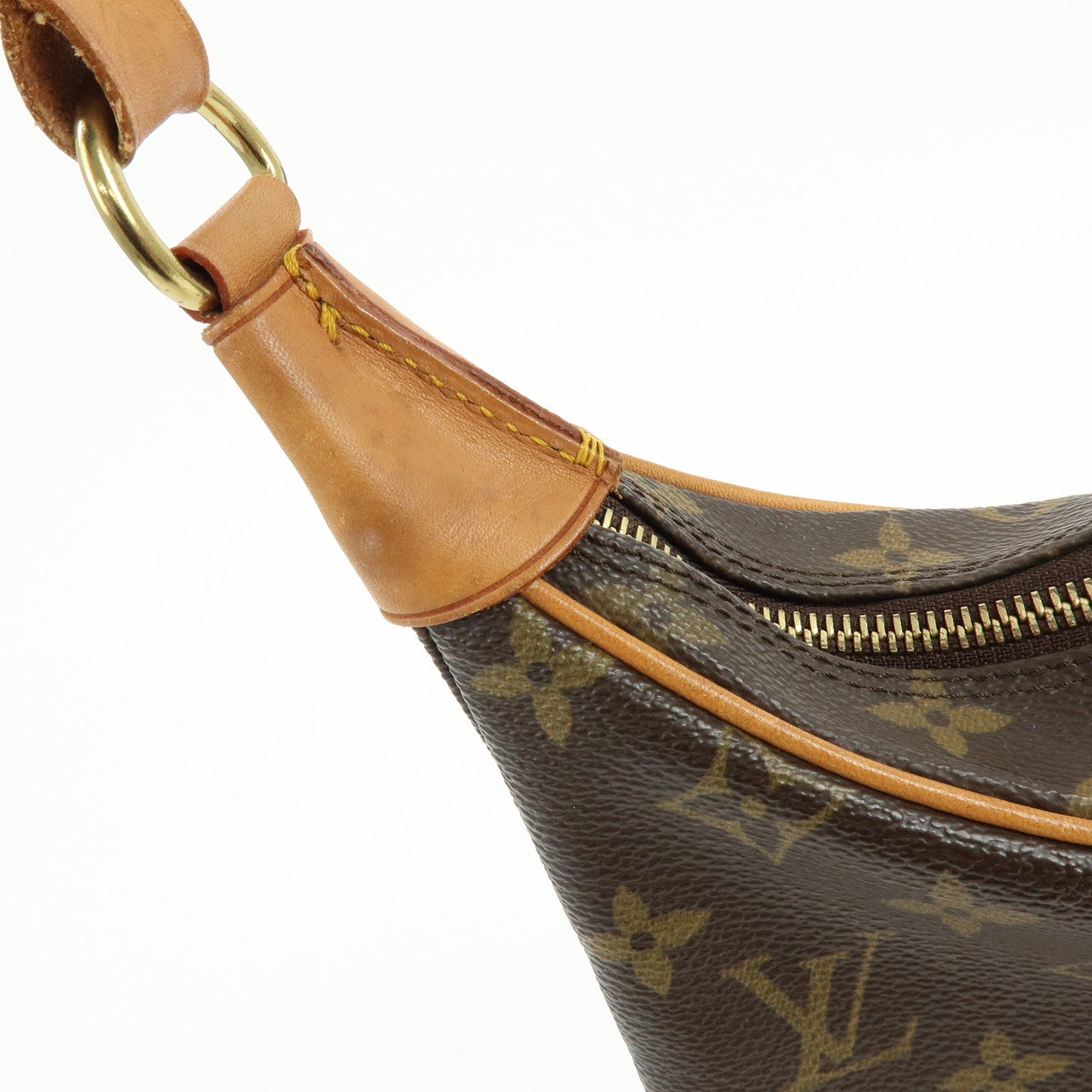 Louis Vuitton Monogram Boulogne 30 Canvas Shoulder Bag Brown M51265