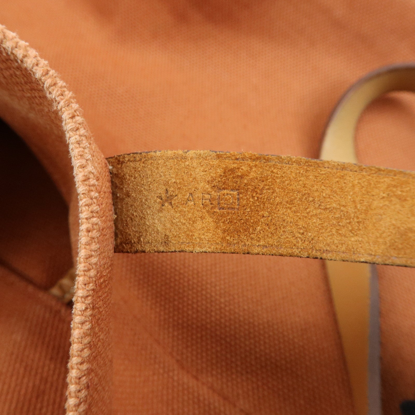 HERMES Etriviere Elan Toile Goeland Tote Bag Shoulder Bag □O Stamped