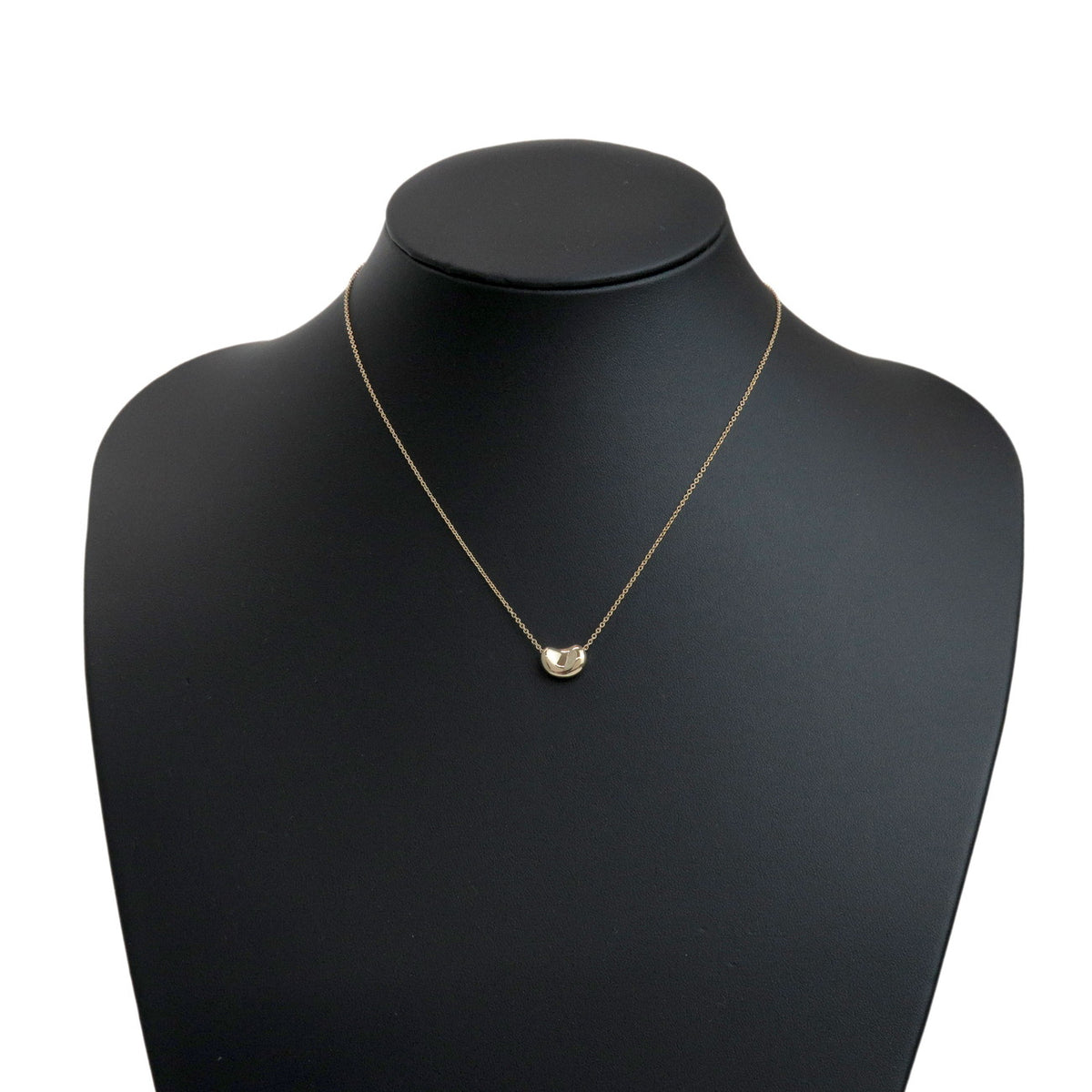 Tiffany & Co Bean Necklace Small K18 750YG Yellow Gold