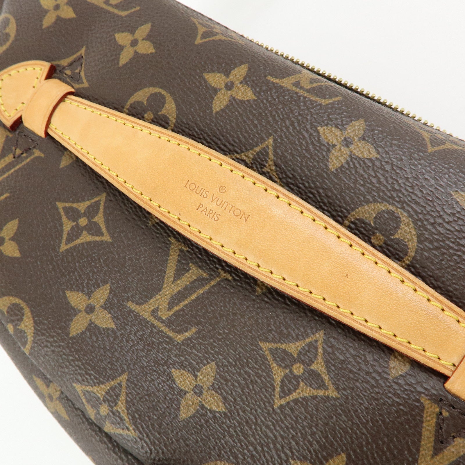 Louis Vuitton Monogram Bum Bag Crossbody Shoulder Bag Brown M43644