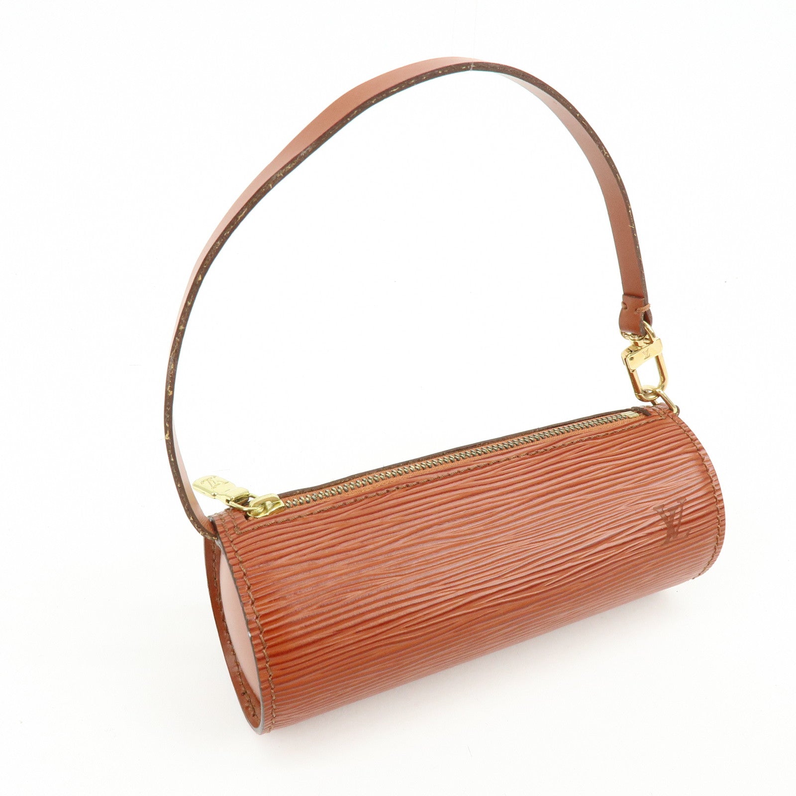 Louis Vuitton Epi Leather Soufflot Hand Bag Kenya Brown M52223