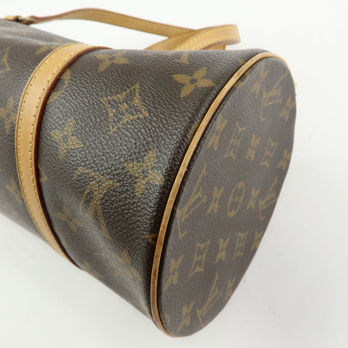 Louis Vuitton Monogram Papillon 30 Hand Bag Brown M51385