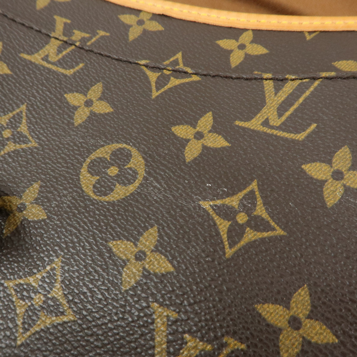 Louis Vuitton Monogram Canvas Sologne Shoulder Bag Brown M42250