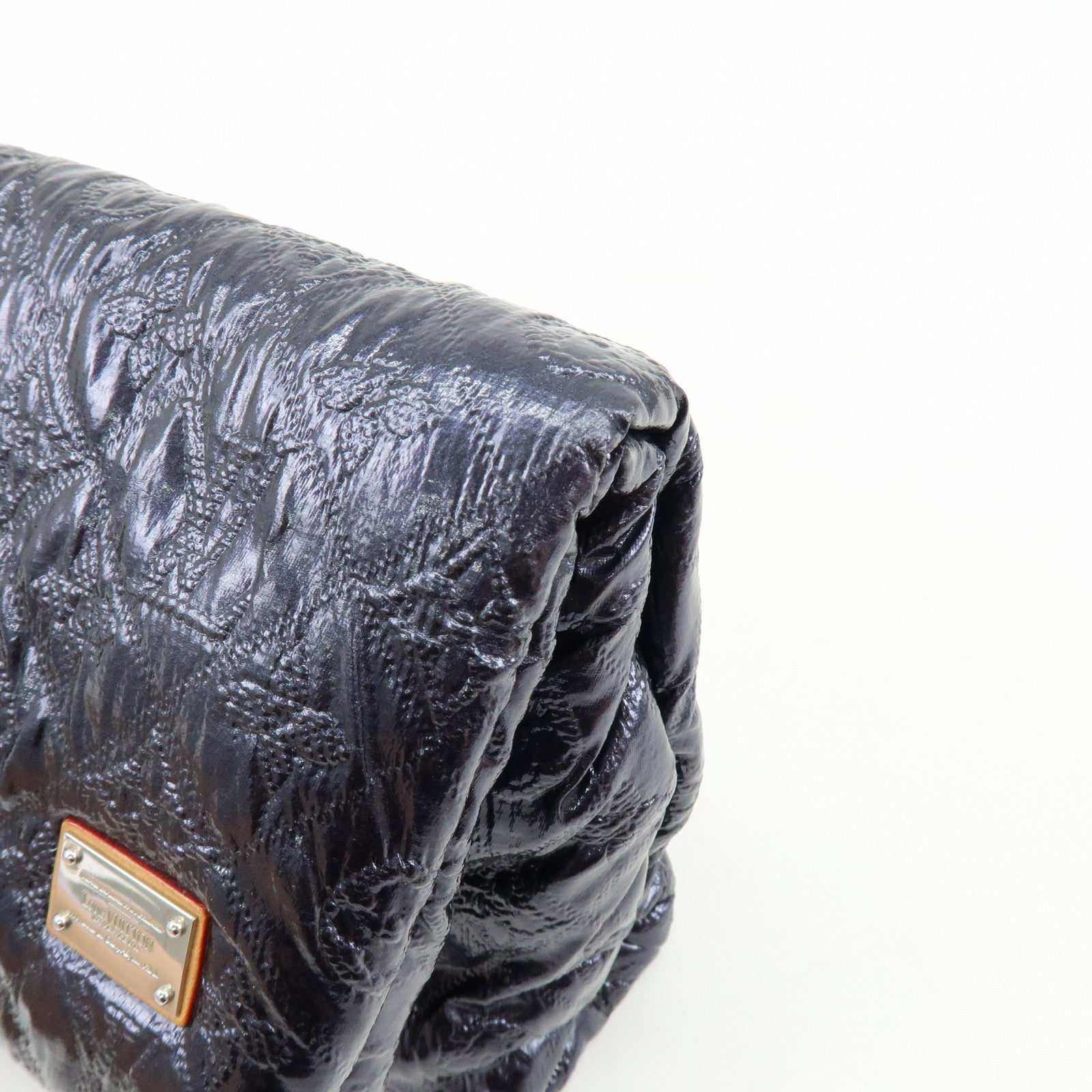 Louis Vuitton Monogram PVC Canvas Limelight Clutch PM Bag Flat Bag Navy