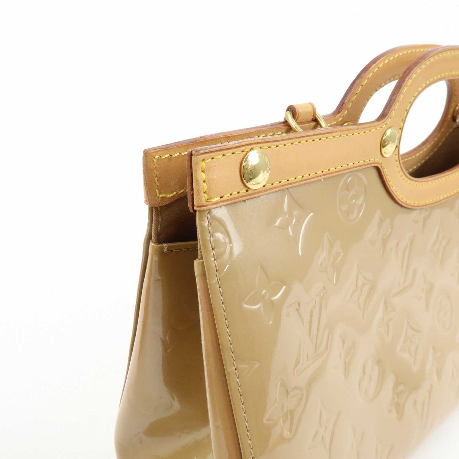 Louis Vuitton Monogram Vernis Roxbury Drive 2Way Bag Noisette M91372