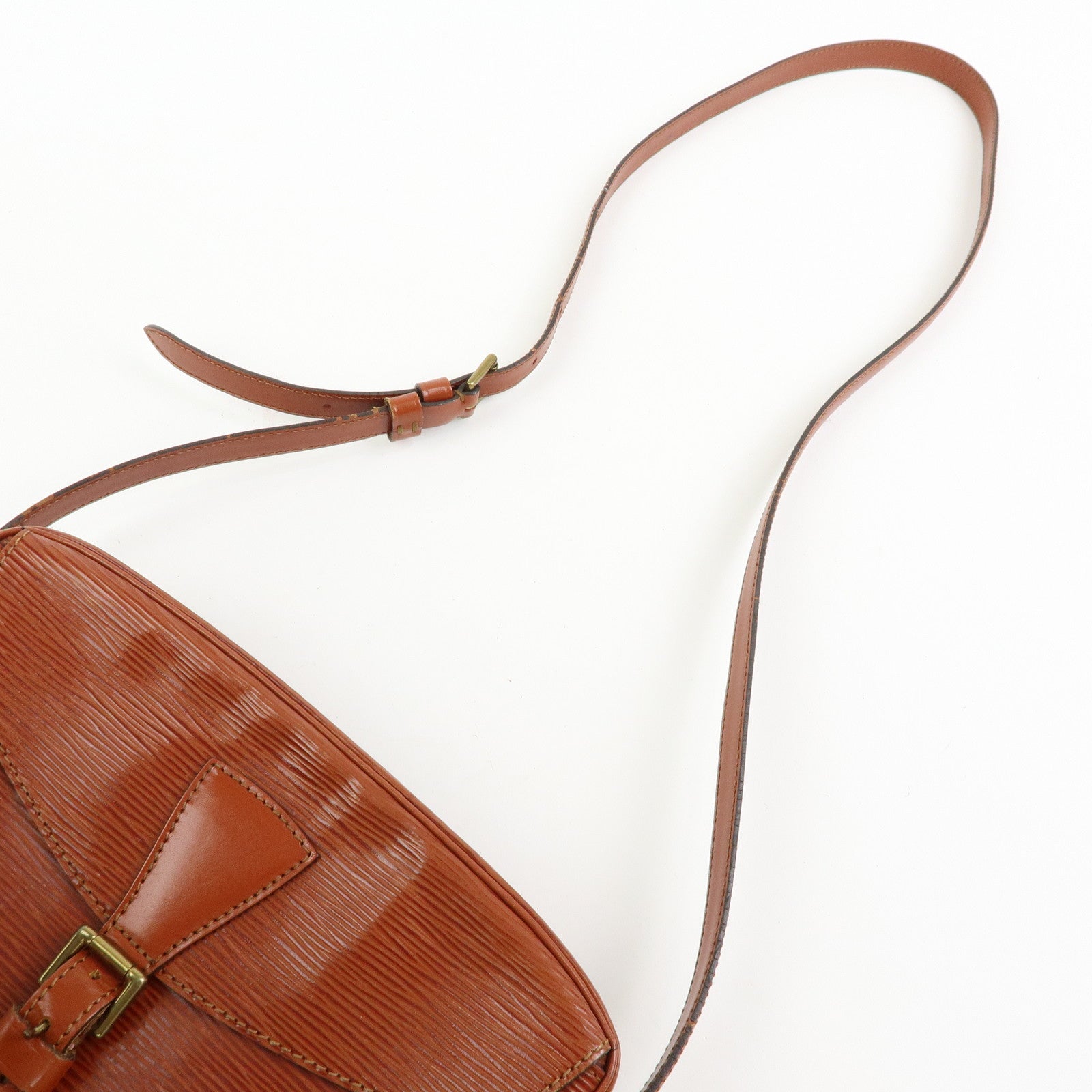 Louis Vuitton Epi Jeune Fille Shoulder Bag Kenya Brown M52153