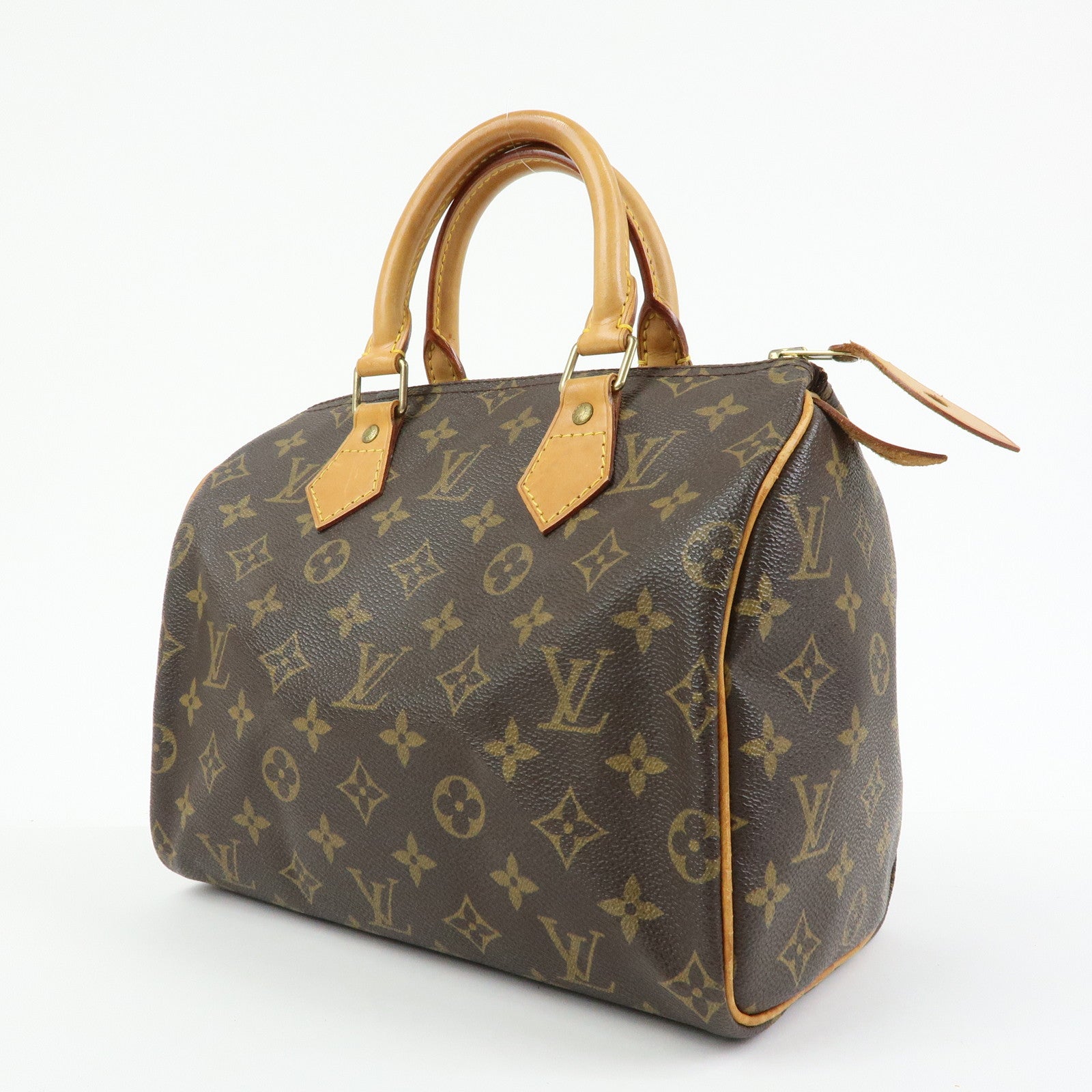 Louis Vuitton Monogram Speedy 25 Boston Bag Hand Bag Brown M41528