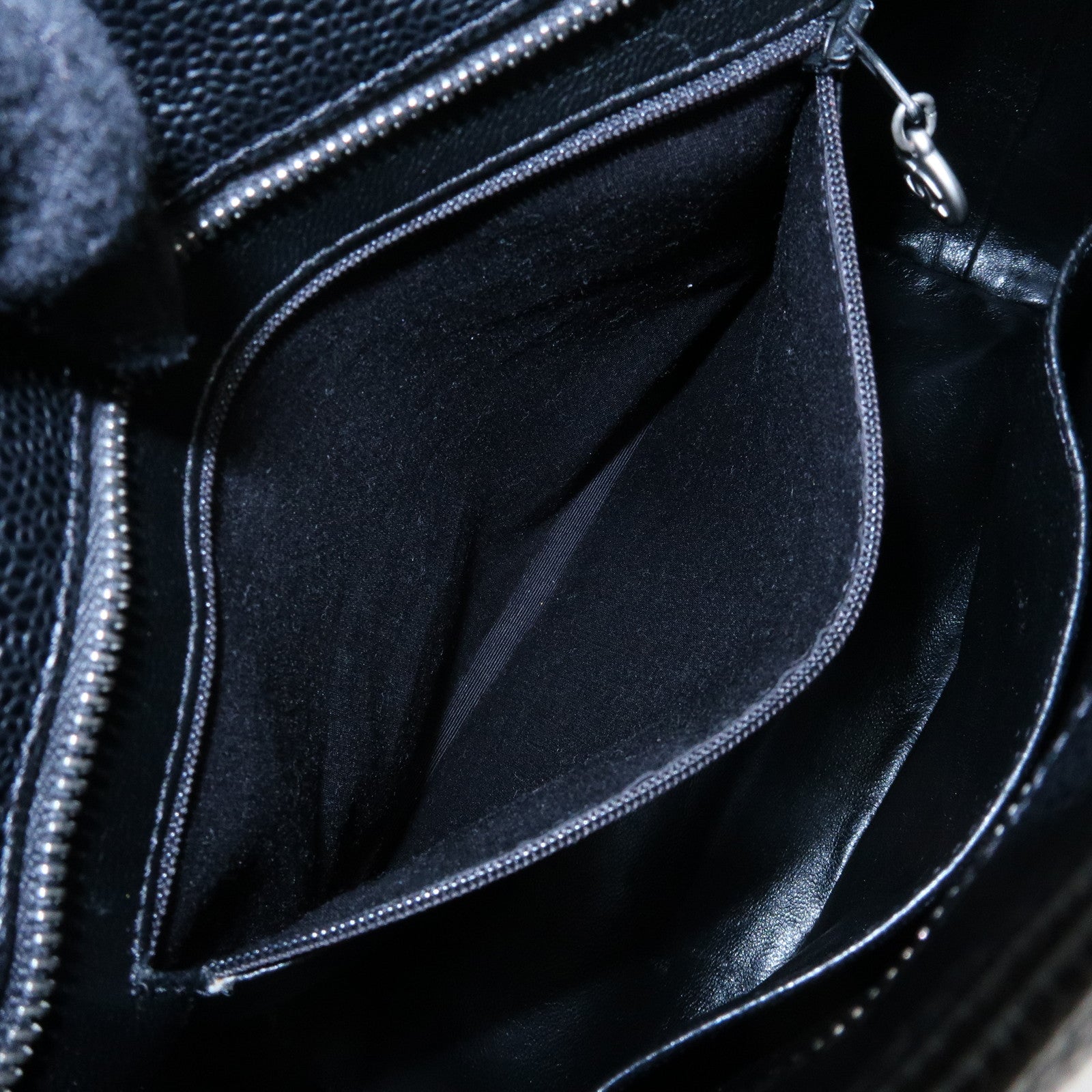 CHANEL Matelasse COCO Mark Medallion Tote Bag Hand Bag Black A01804