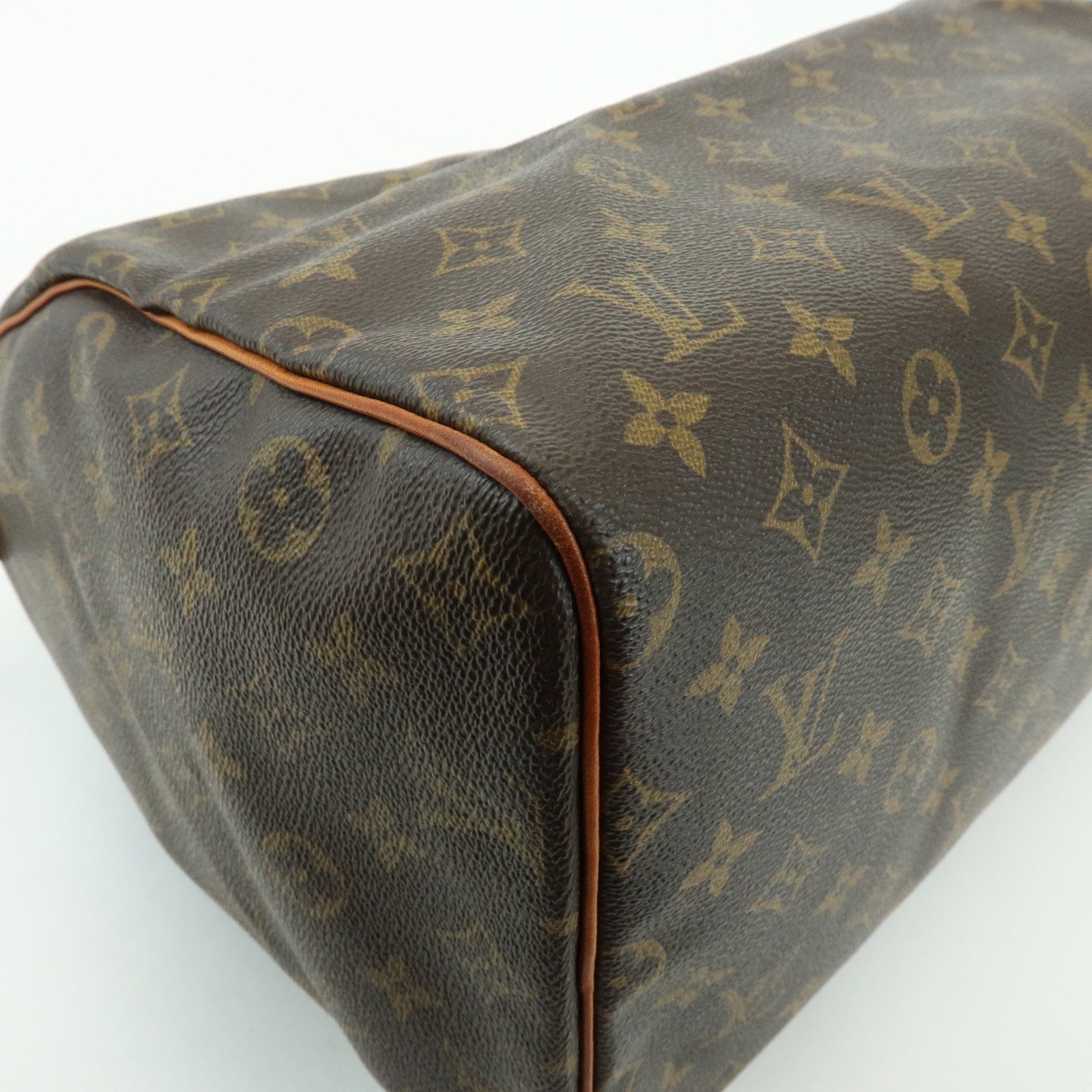 Louis Vuitton Monogram Speedy 40 Hand Bag Boston Bag Brown M41522