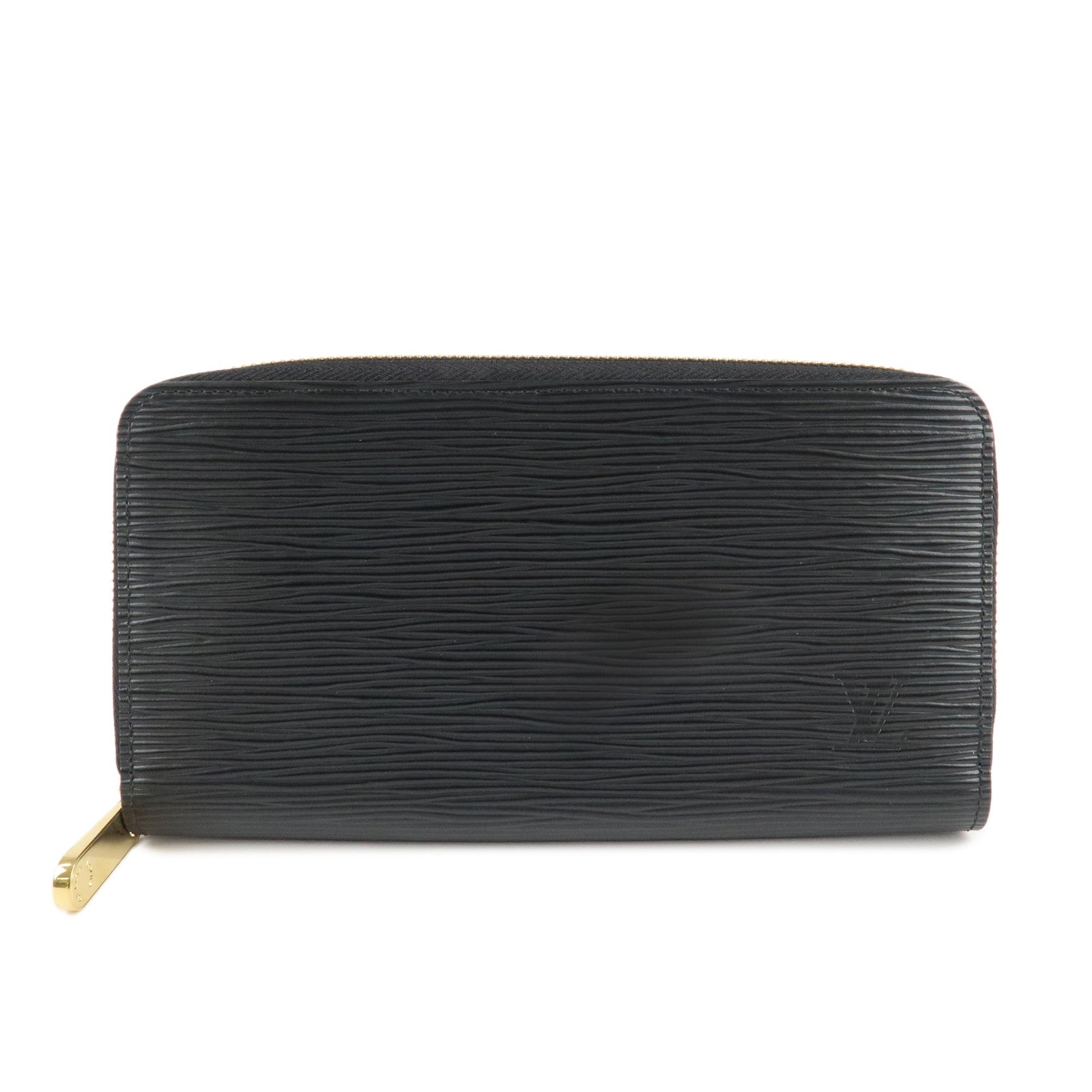 Louis Vuitton Epi Leather Zippy Around Wallet Noir Black M61857