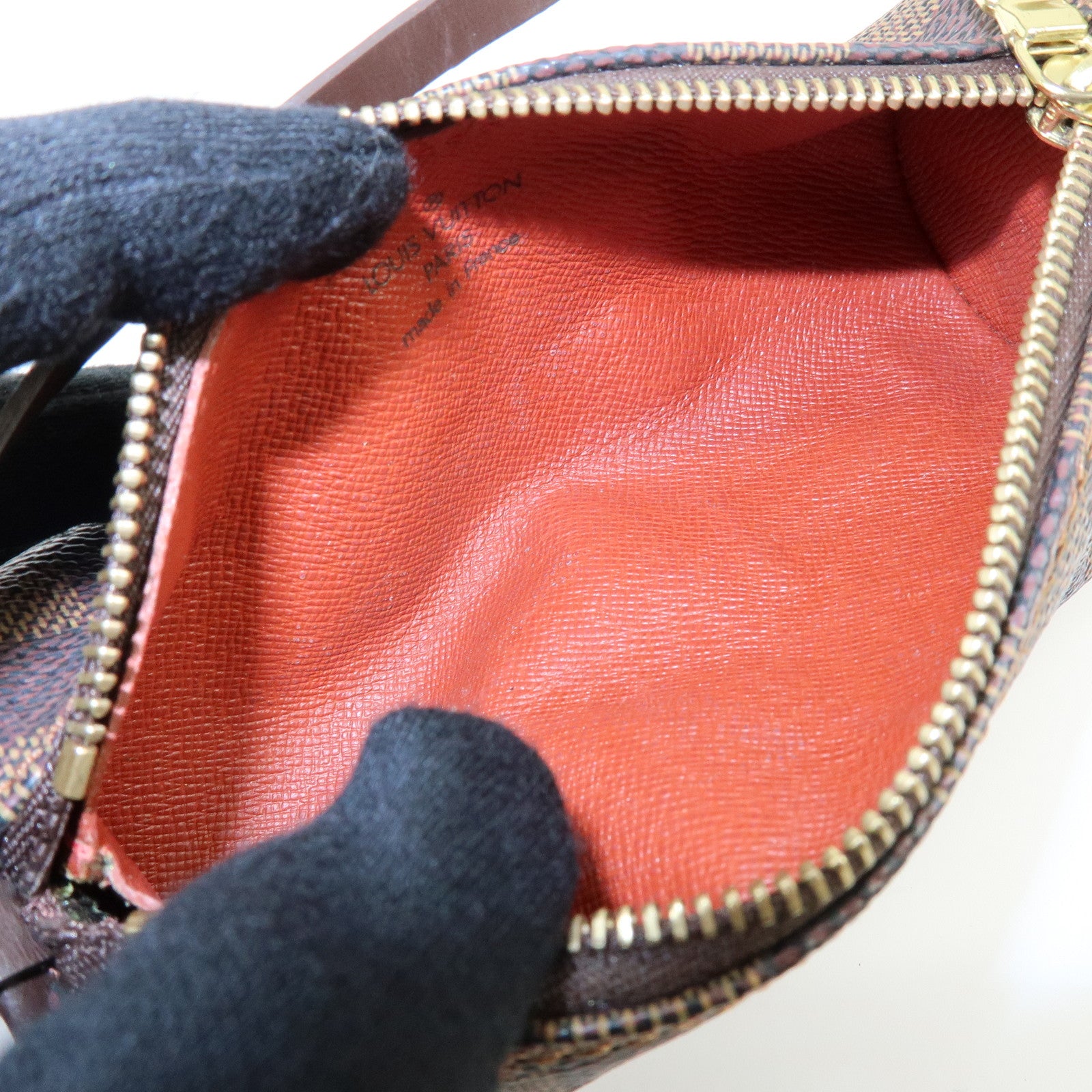 Louis Vuitton Damier Ebene Mini Pouch for Papillon Bag Brown