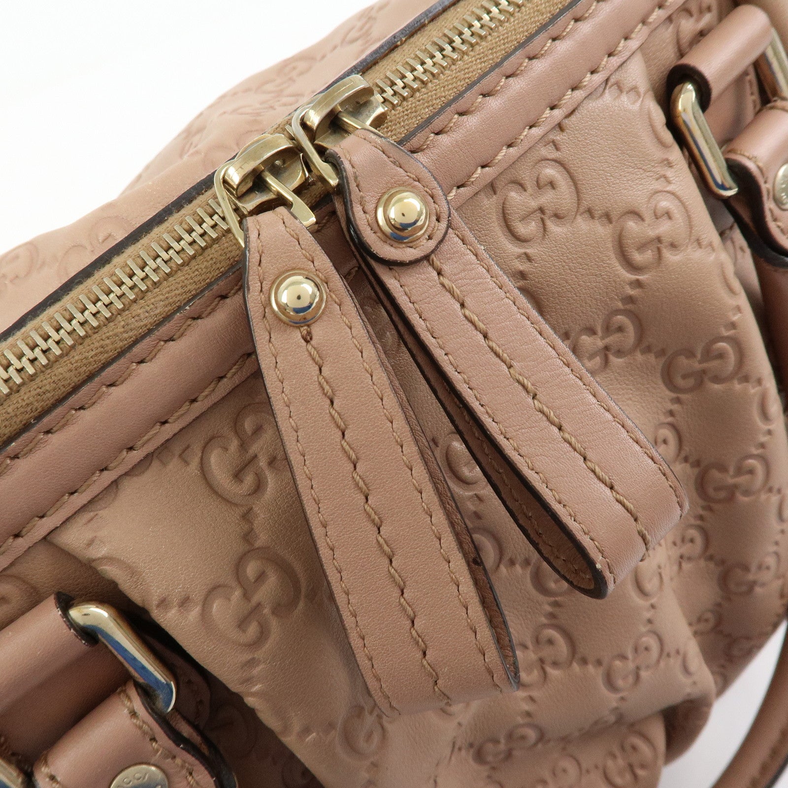 GUCCI Sukey Interlocking G Leather 2Way Shoulder Hand Bag 247902