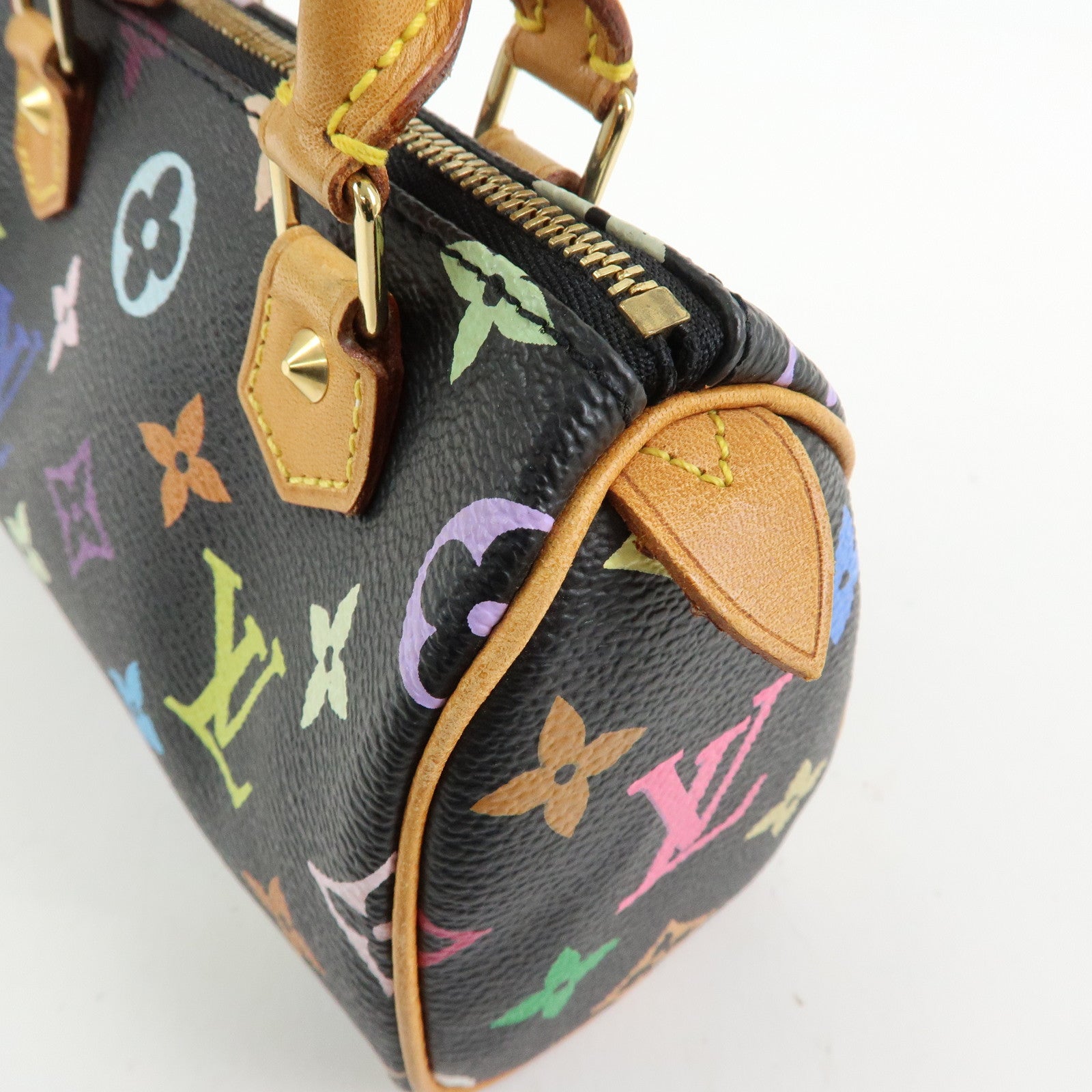 Louis Vuitton Monogram Multicolor Mini Speedy Mini Bag Noir M92644