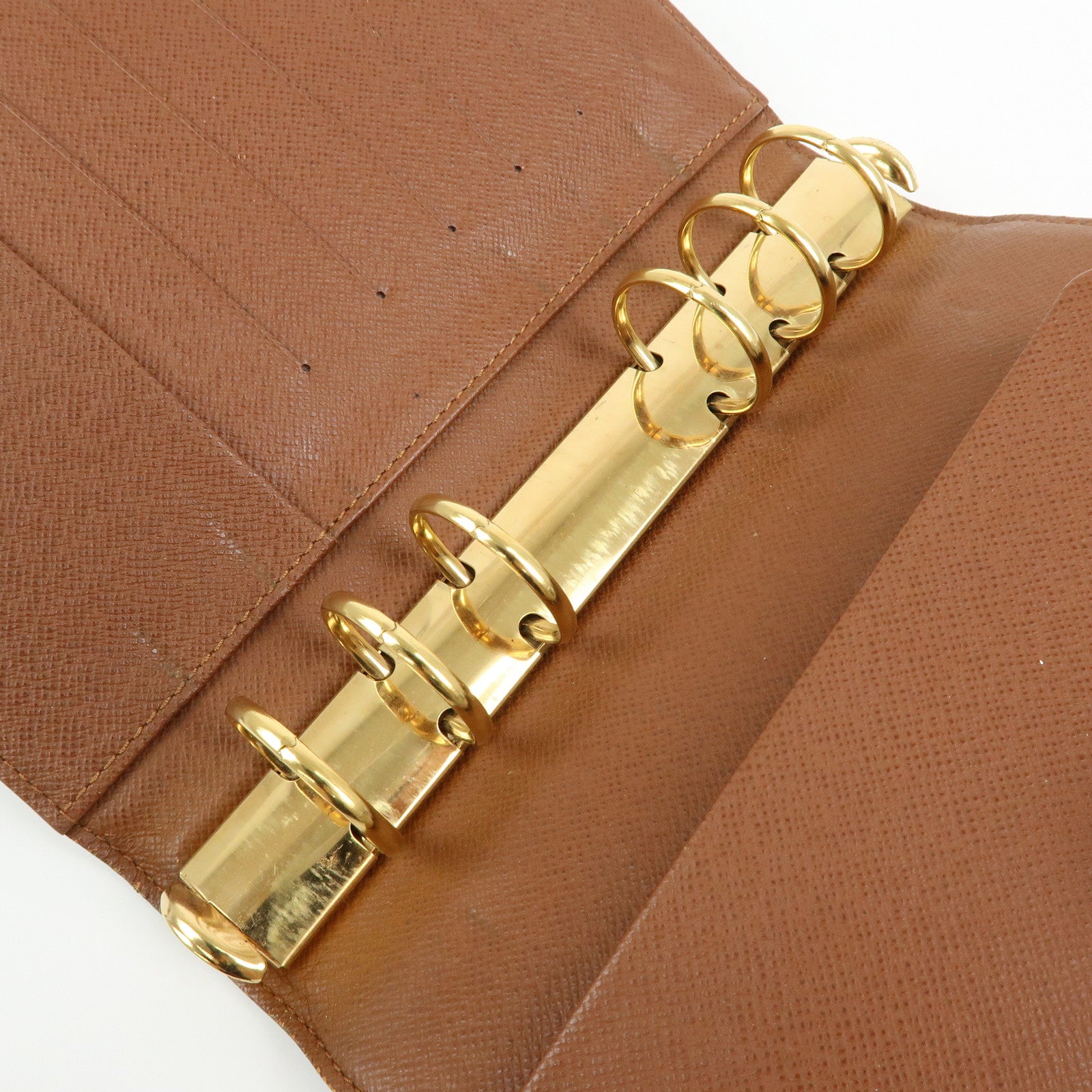 Louis Vuitton Monogram Agenda MM Planner Cover Brown R20004