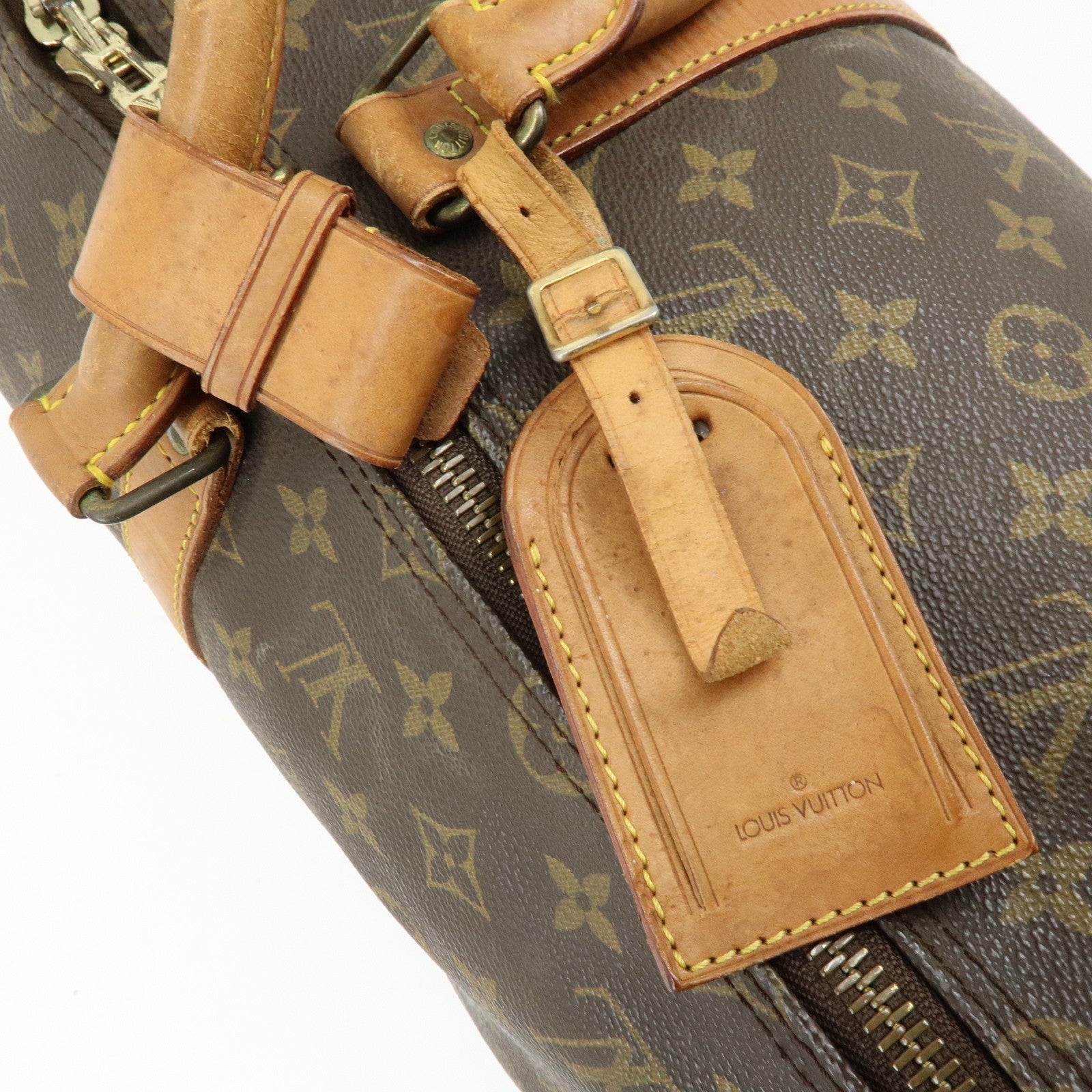 Louis Vuitton Monogram Keep All Bandouliere 50 Boston Bag M41416