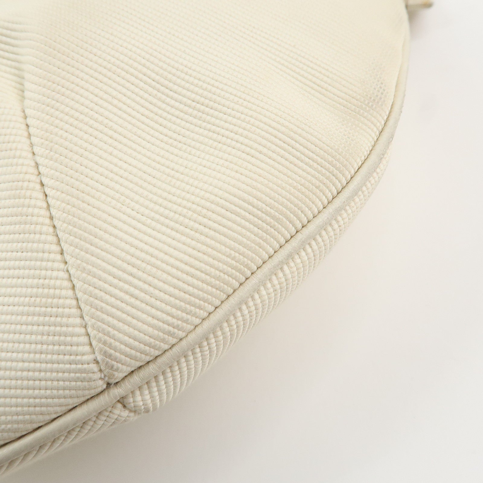 GUCCI Canvas Leather Hobo Bag Shoulder Bag Hand Bag Ivory 106293 Used